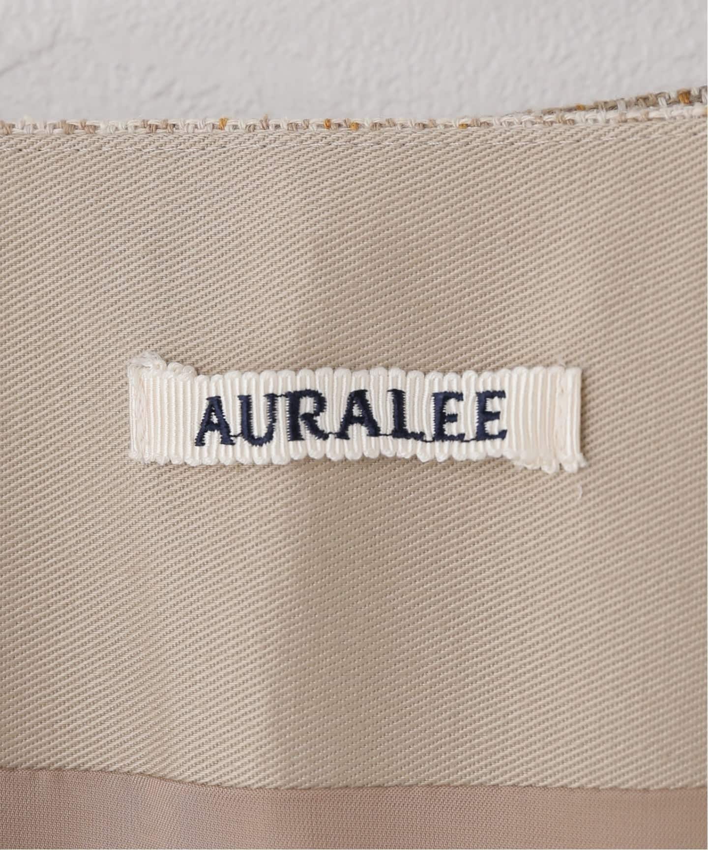 AURALEE/オーラリー SILK LINEN CHECK SK スカート A26SS05SN（その他