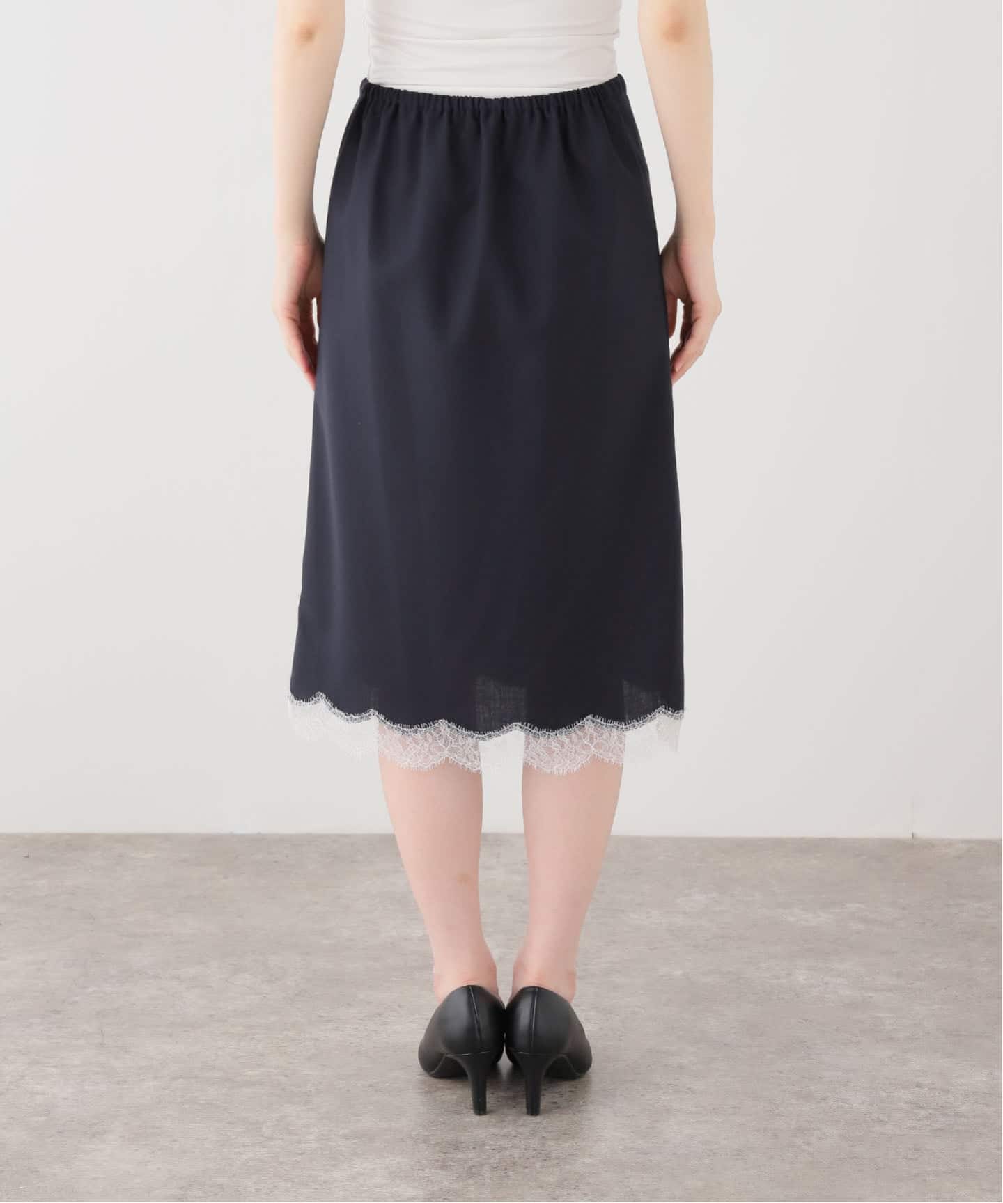 MADISONBLUE/マディソンブルー MIDDLE SKIRT LACE PE/W スカート MB261