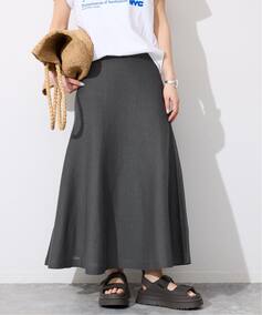 《セットアップ対応可/予約》セミフレアニットスカート