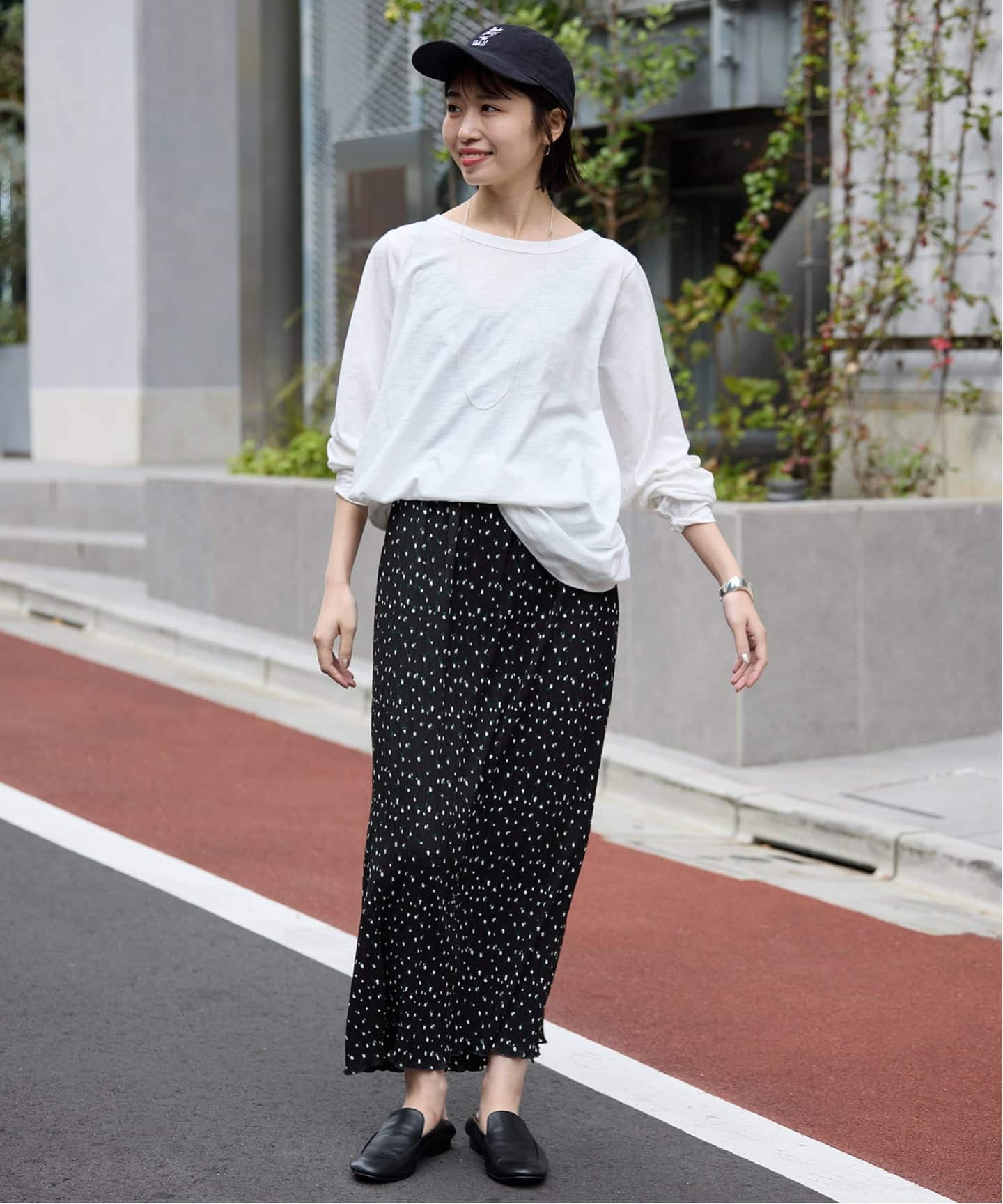 SLOBEIENA flower pleats アイラインスカート flower pleats アイラインスカート（その他スカート）｜SLOBE IENA