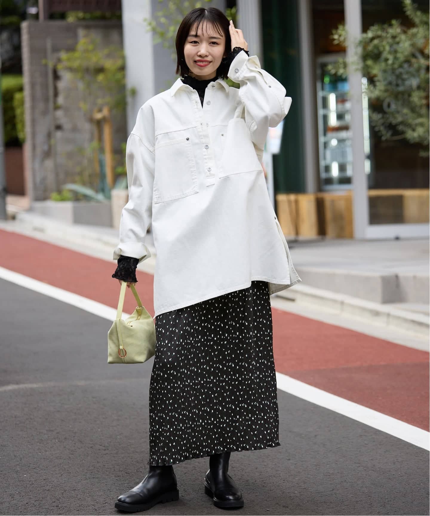 flower pleats アイラインスカート（その他スカート）｜SLOBE IENA