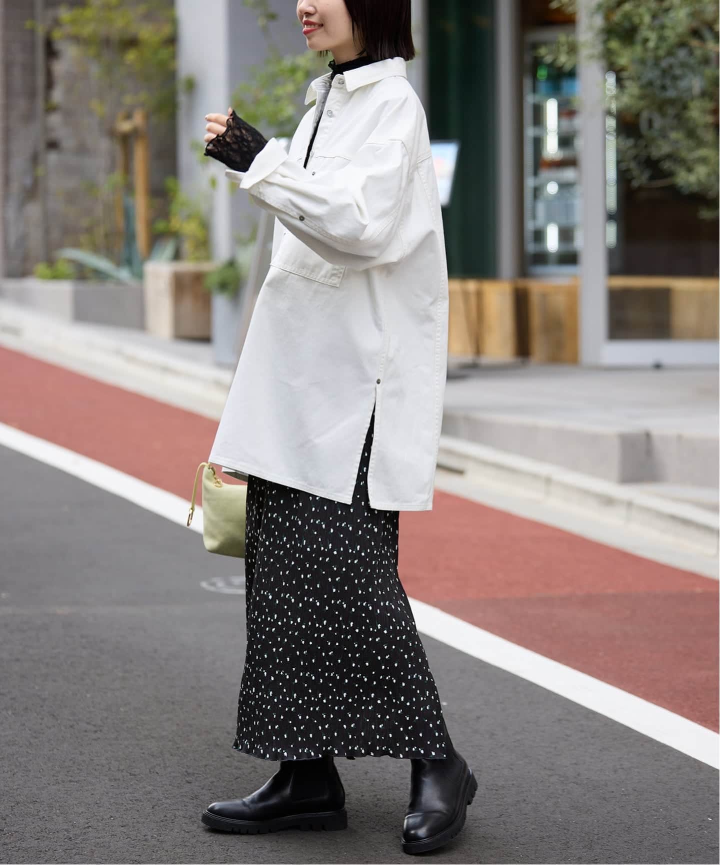 flower pleats アイラインスカート（その他スカート）｜SLOBE IENA