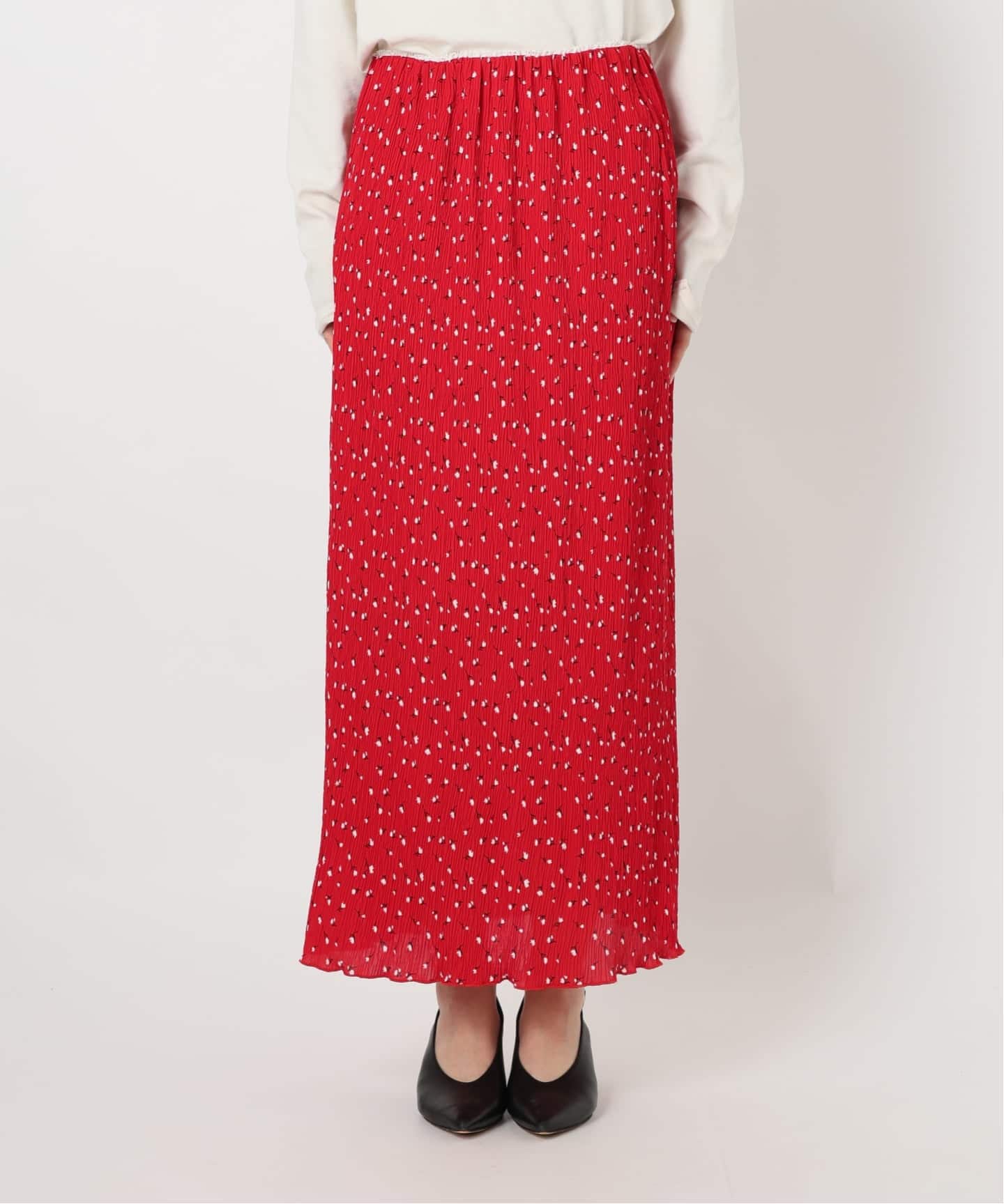 SLOBEIENA flower pleats アイラインスカート flower pleats アイラインスカート（その他スカート）｜SLOBE IENA