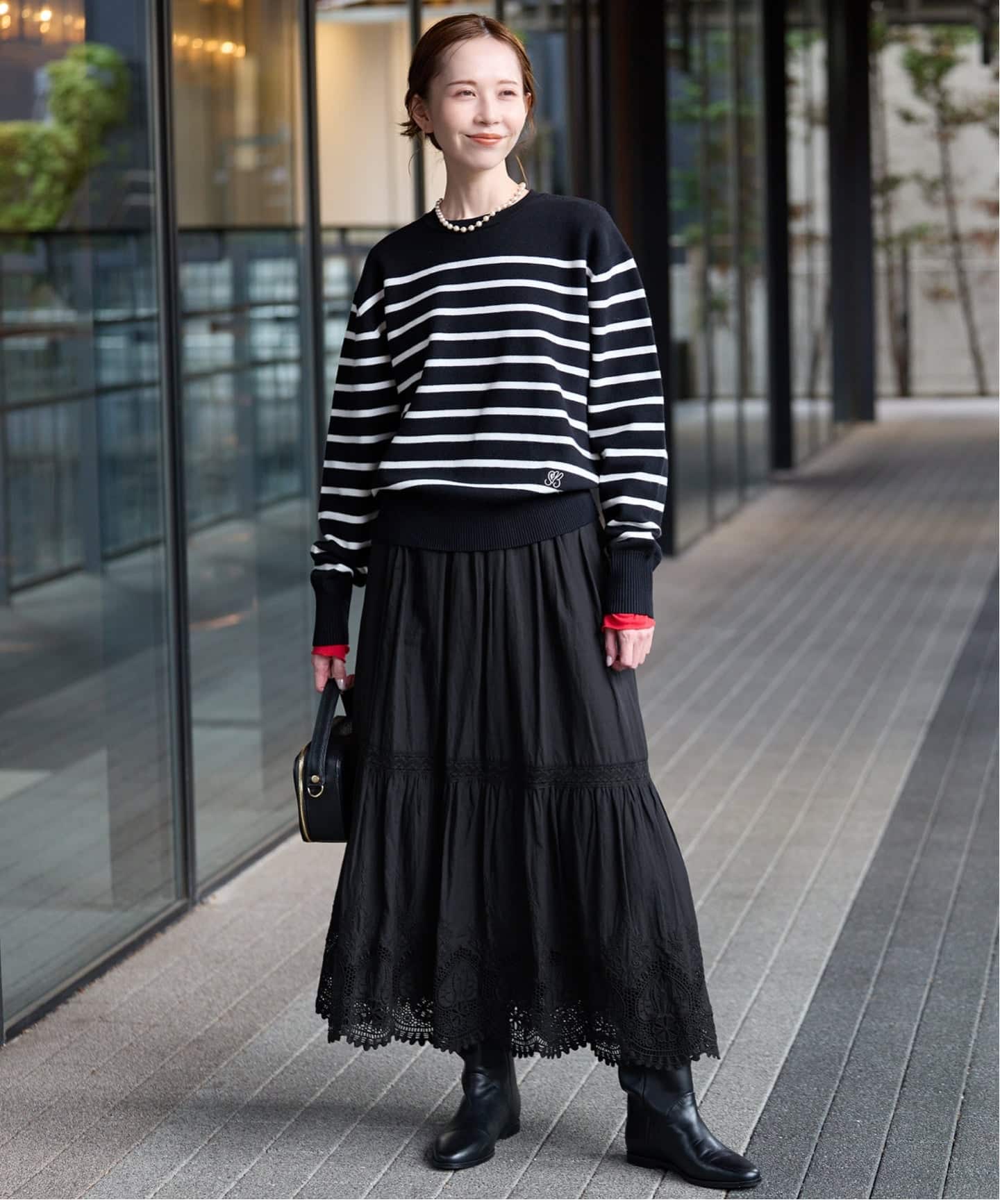 WEB限定/追加予約》コットンボイルケミカルレーススカート（その他