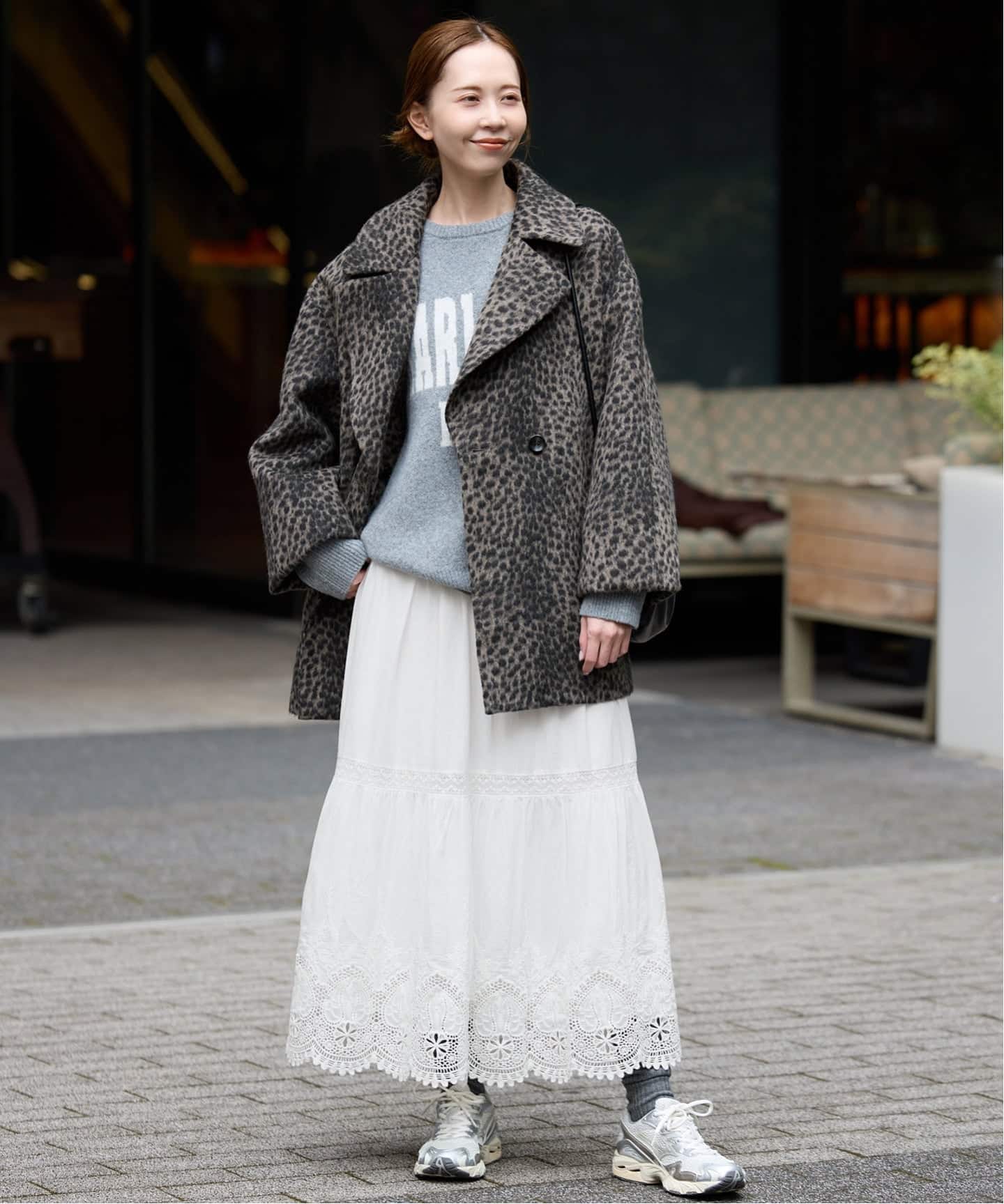 WEB限定/追加予約》コットンボイルケミカルレーススカート（その他