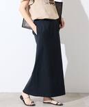 《シリーズあり》リネンmixストレッチタイトスカート