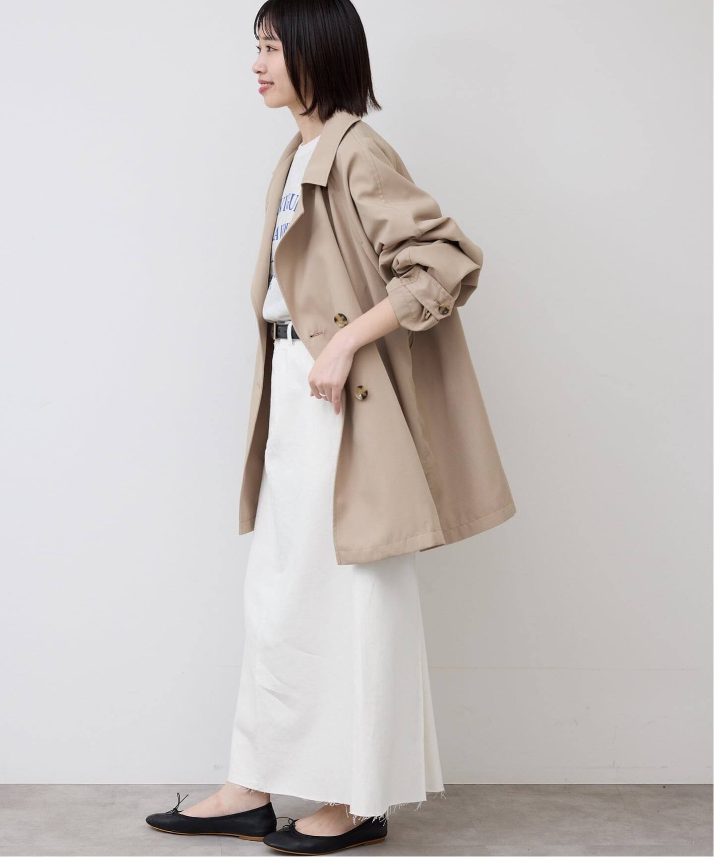 LE DENIM BOXY TUCK デニムスカート（デニムスカート）｜SLOBE IENA