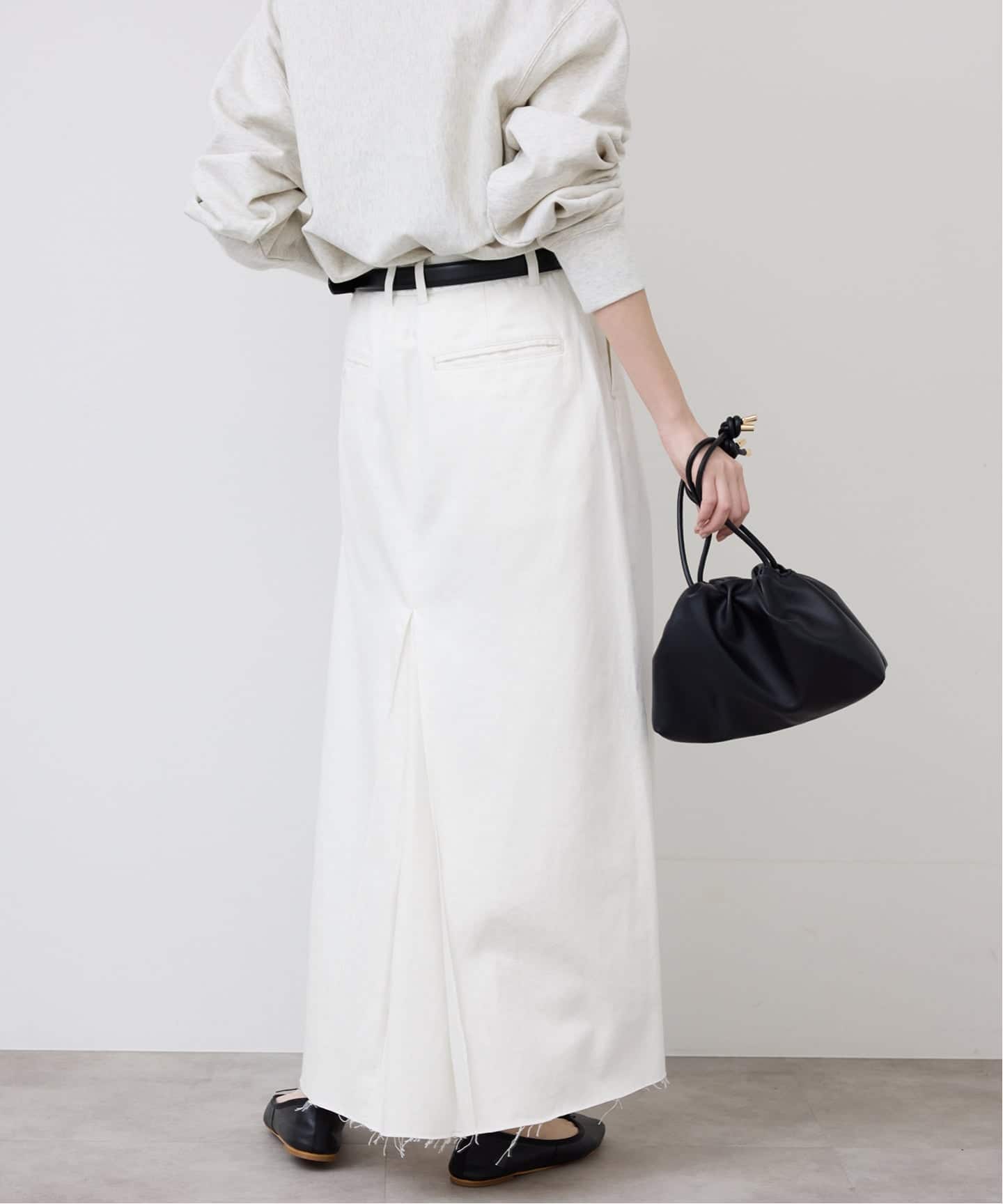 LE DENIM BOXY TUCK デニムスカート（デニムスカート）｜SLOBE IENA