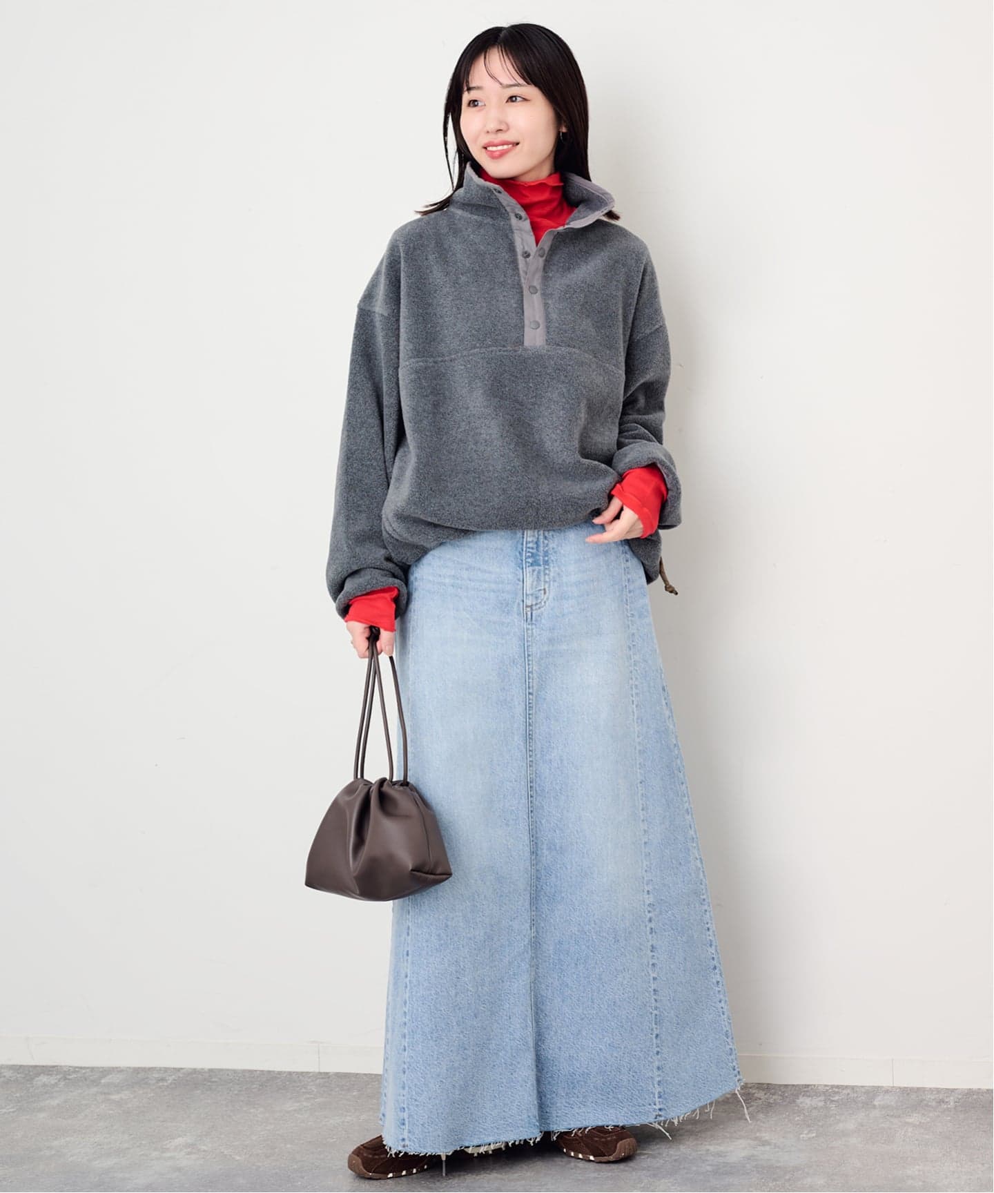 シリーズあり》LE DENIM RADIAL FLAREデニムスカート（デニムスカート