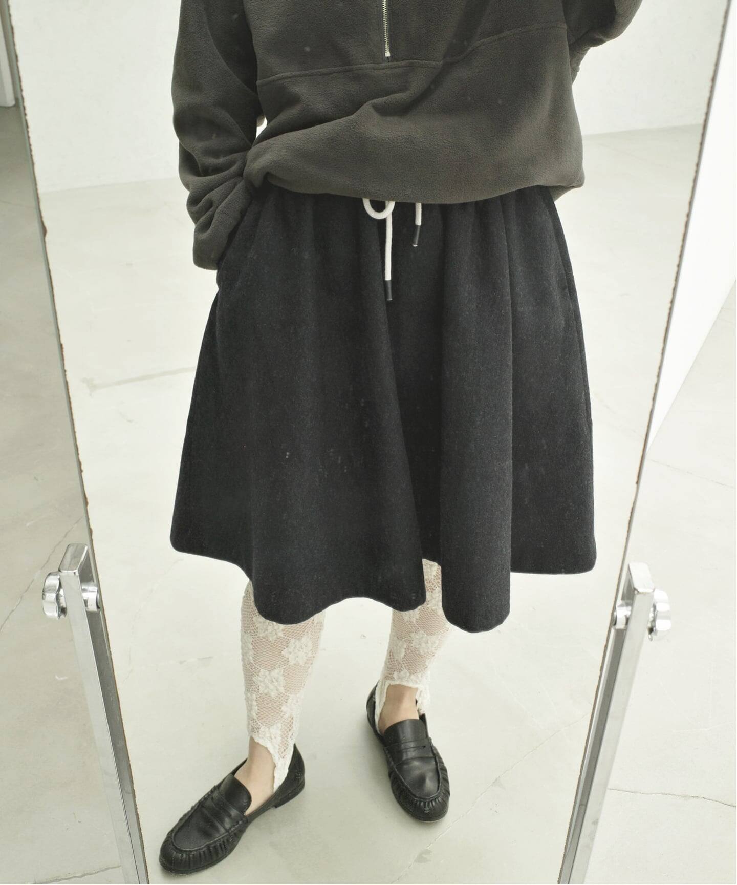予約》Plus by ONIT/オニット SLOBE別注 ウールフレアスカート 26AW