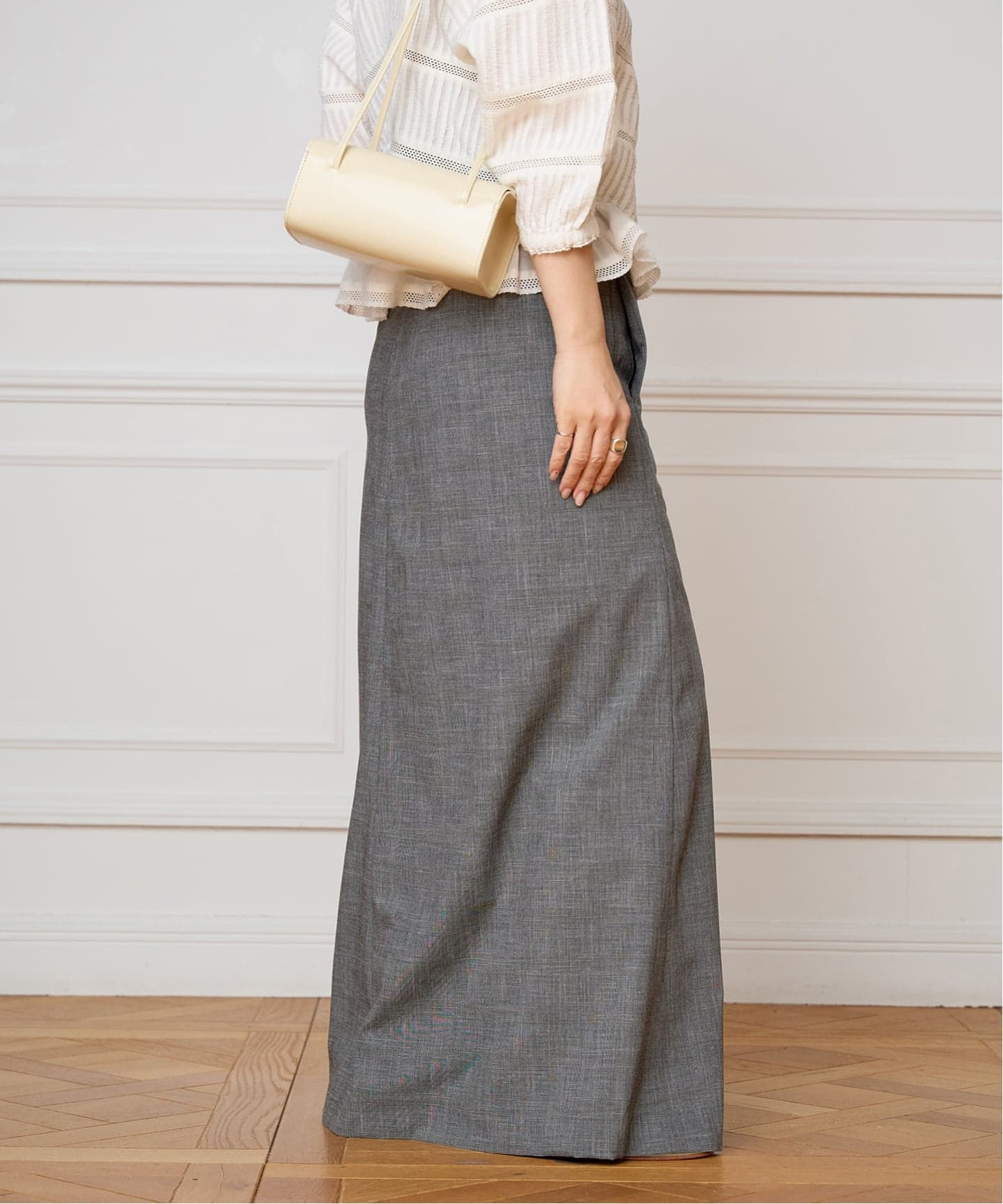 ￼ IENA LA BOUCLE Iラインスカート 今季 新品 IENA LA BOUCLE Iラインスカート（ロング・マキシ丈スカート）｜IENA