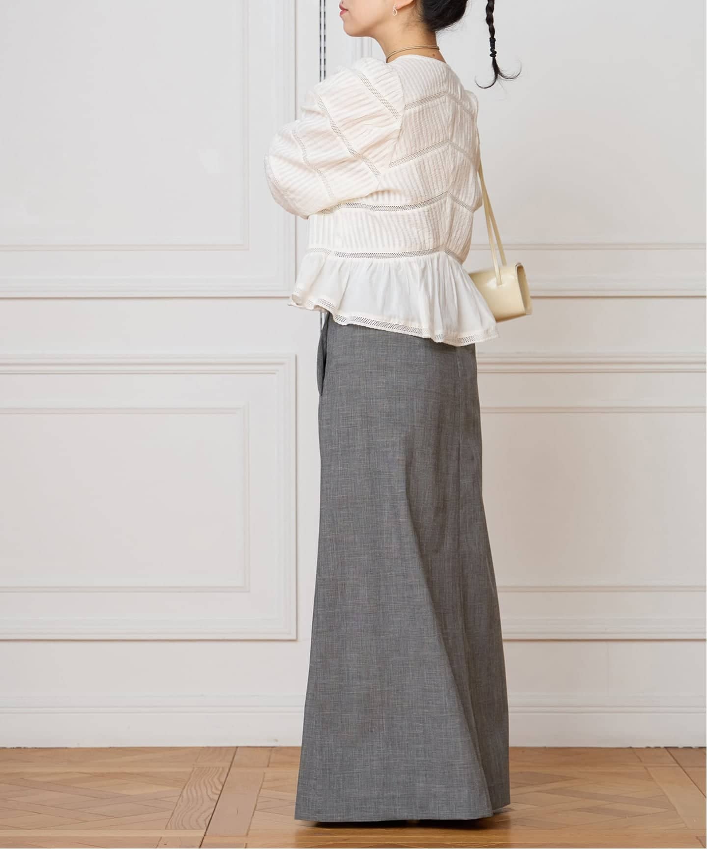 ￼ IENA LA BOUCLE Iラインスカート 今季 新品 IENA LA BOUCLE Iラインスカート（ロング・マキシ丈スカート）｜IENA