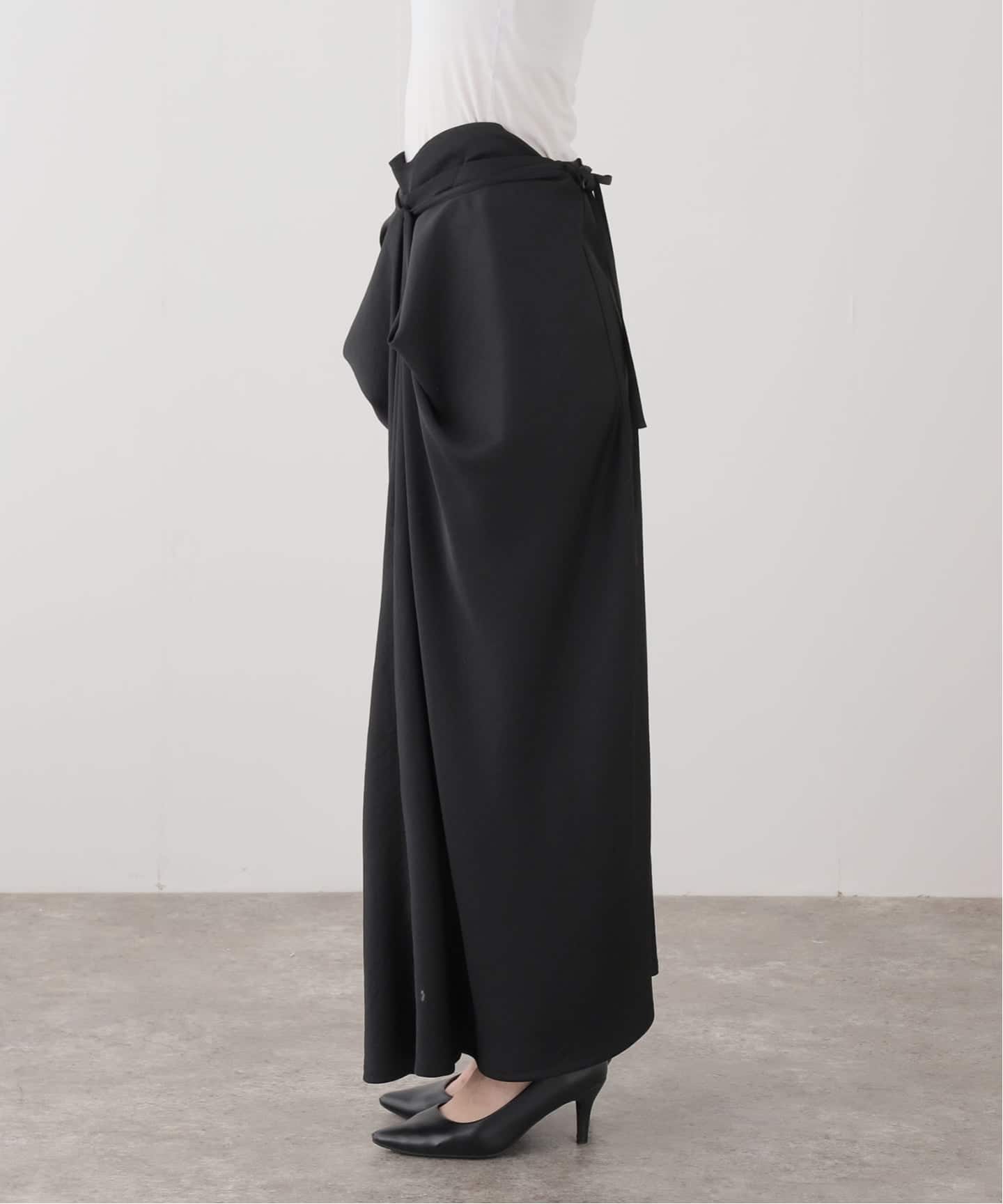 IENA サテンスカート IENA LA BOUCLE ジョーゼットサテンスカート（ロング・マキシ丈