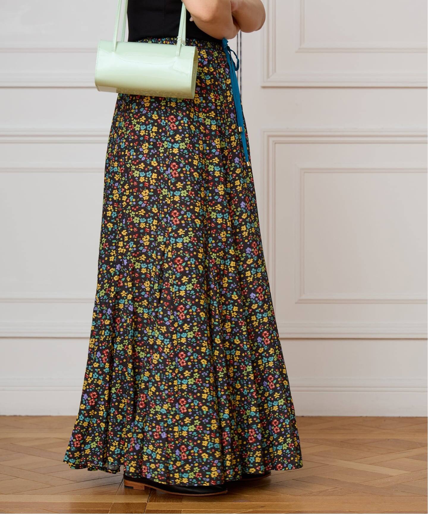 IENA LA BOUCLE コットン フラワー プリント スカート 36 セール】IENA LA BOUCLE コットンフラワープリント スカート（スカート