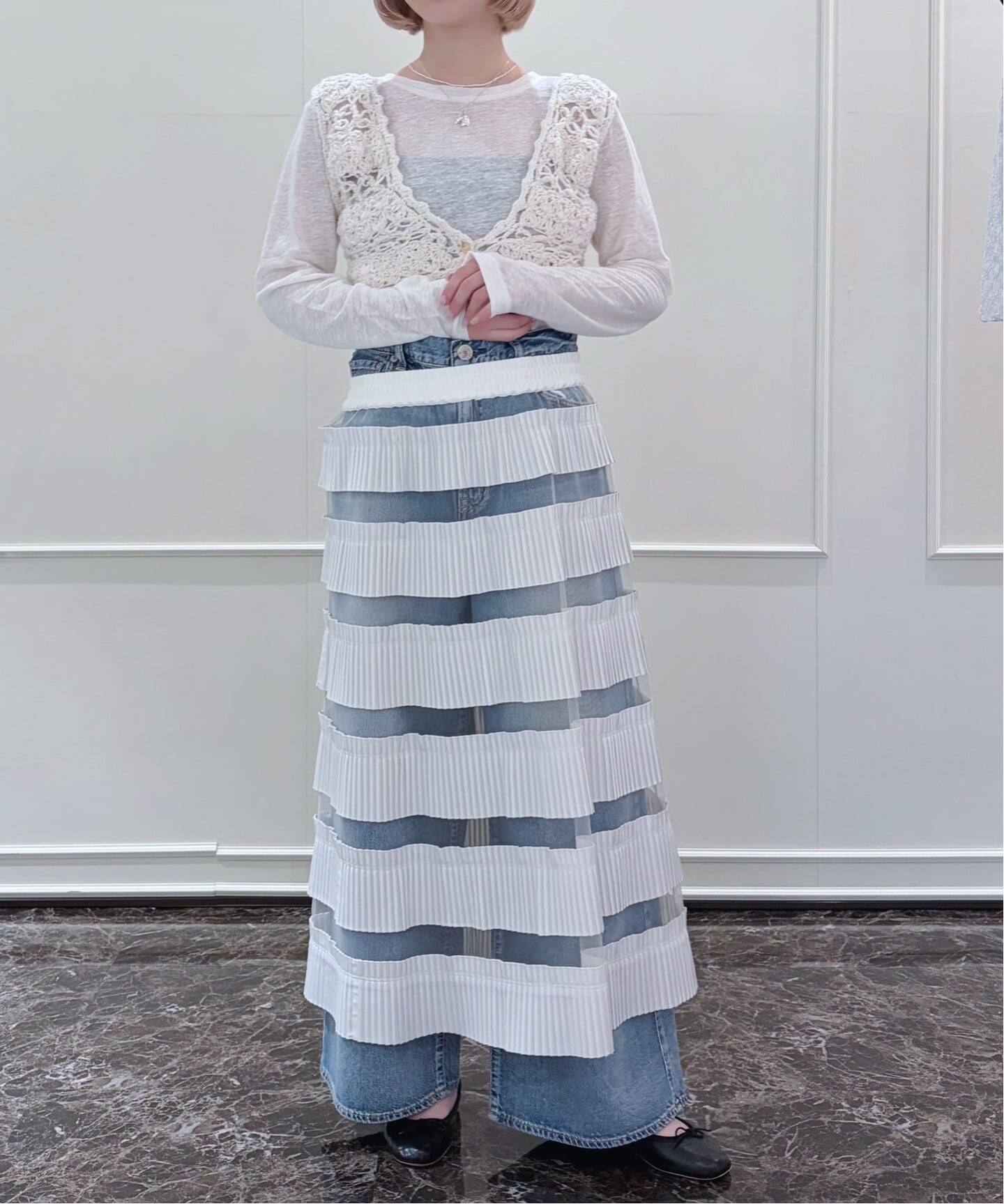 IENA LA BOUCLE ダンダンプリーツスカート（その他スカート）｜IENA