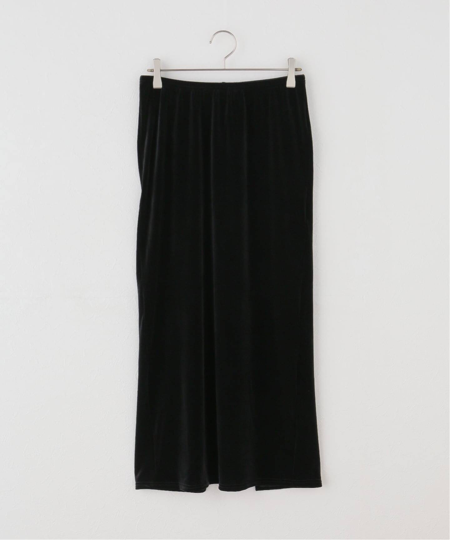 simone wild シモーネ ワイルド VELVET LOW-WAIST ロングスカート 