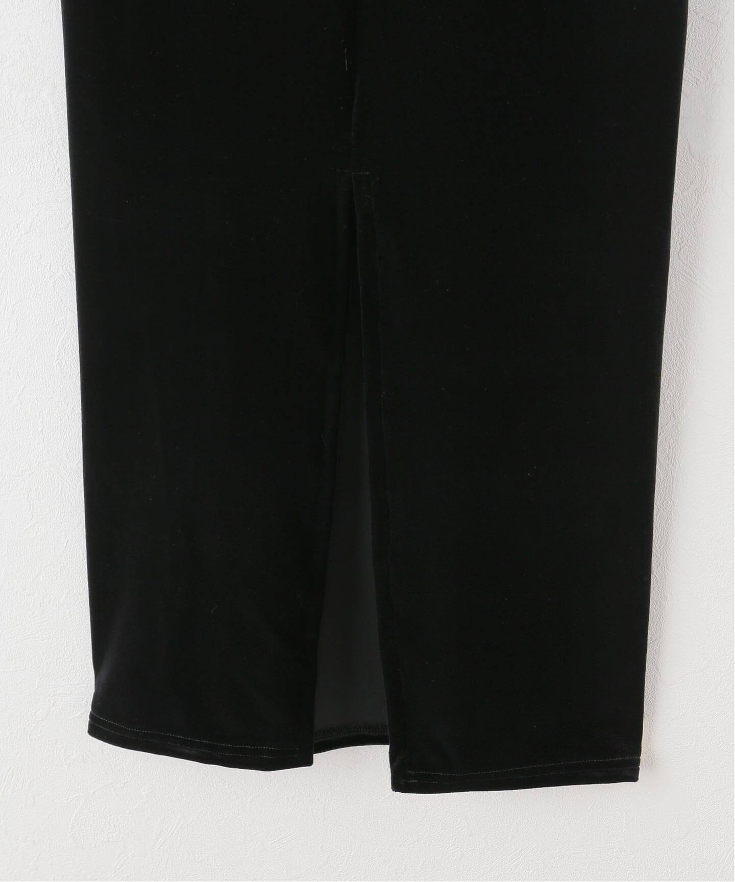 simone wild シモーネ ワイルド VELVET LOW-WAIST ロングスカート 