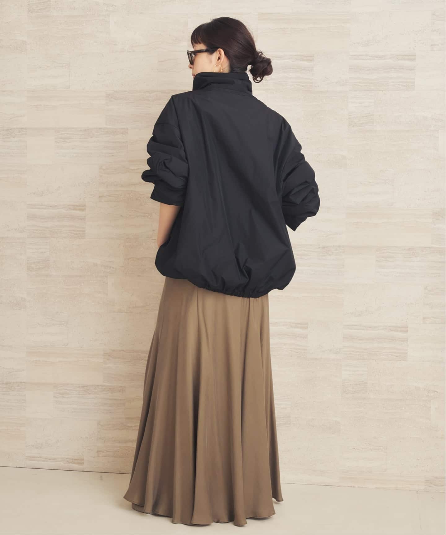 追加》Washable Fibril ロングスカート 4（ロング・マキシ丈スカート