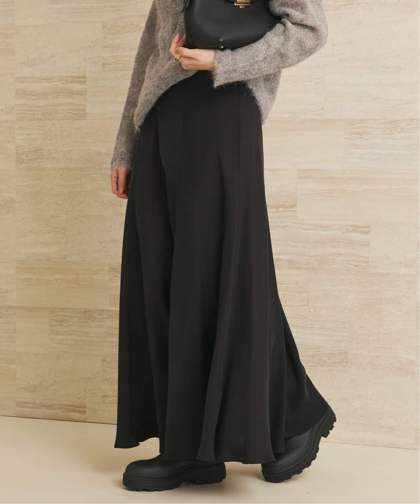 追加》Washable Fibril ロングスカート 5（ロング・マキシ丈スカート