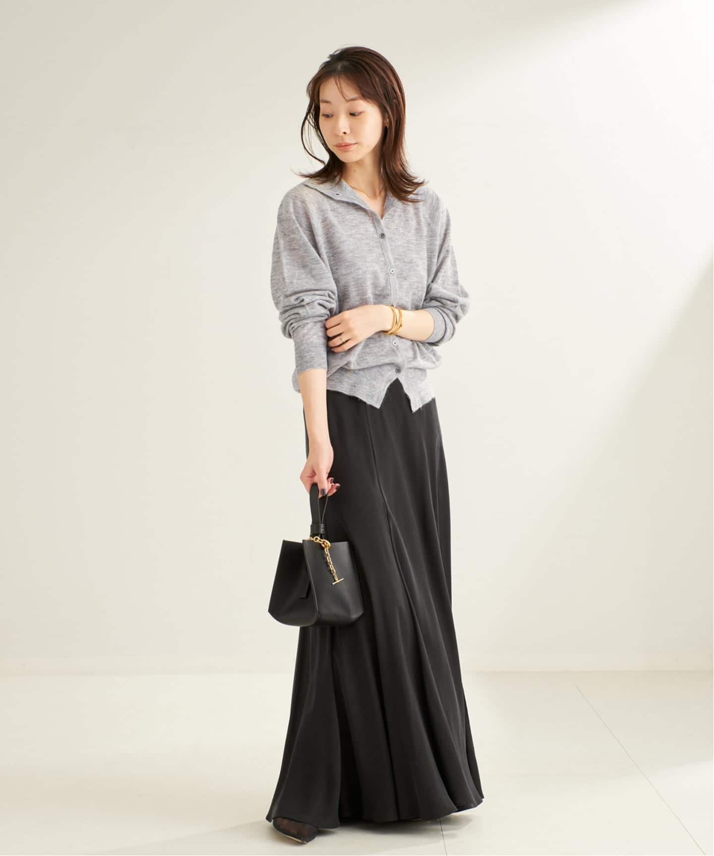 追加》Washable Fibril ロングスカート 5（ロング・マキシ丈スカート