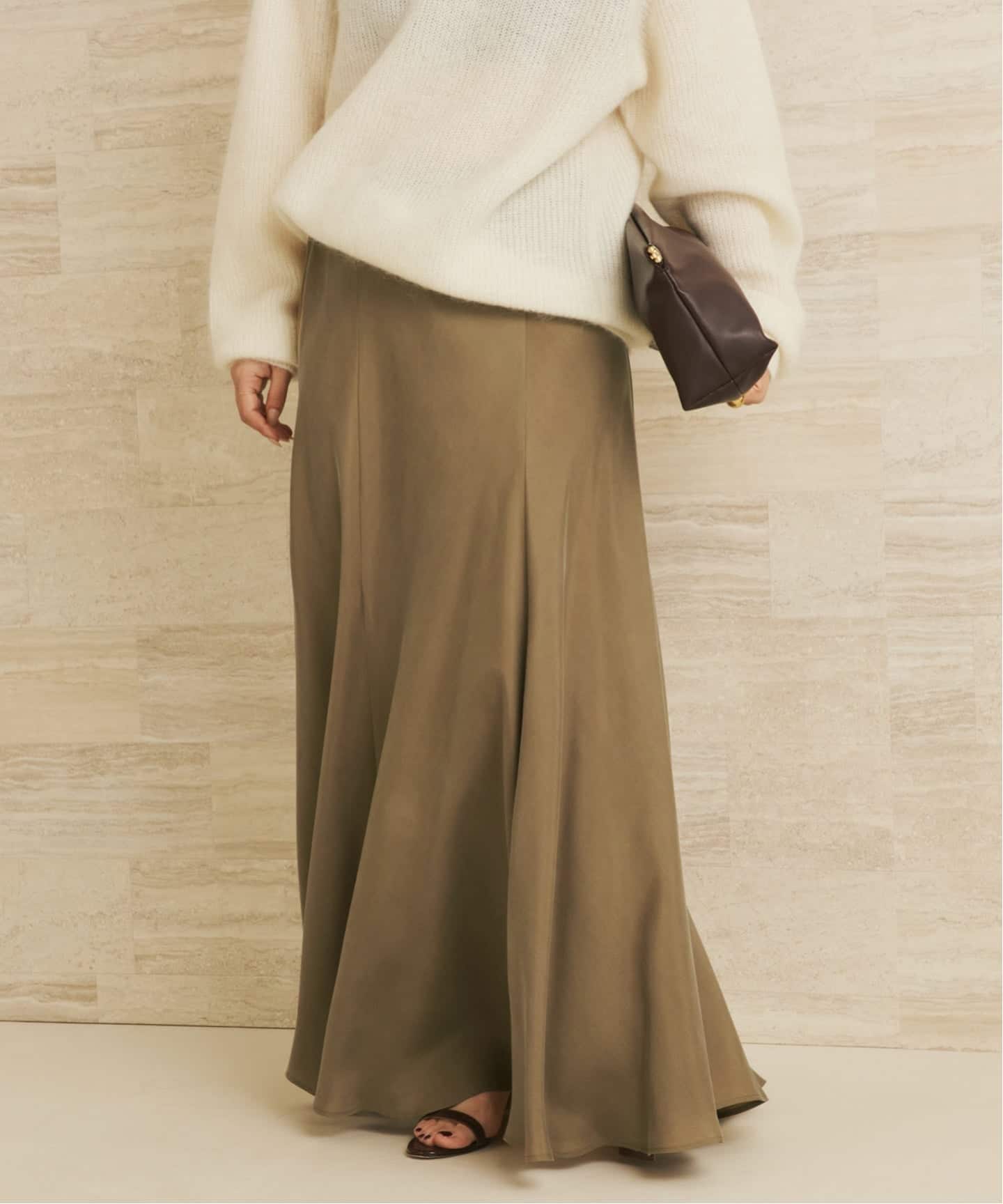 追加》Washable Fibril ロングスカート 5（ロング・マキシ丈スカート