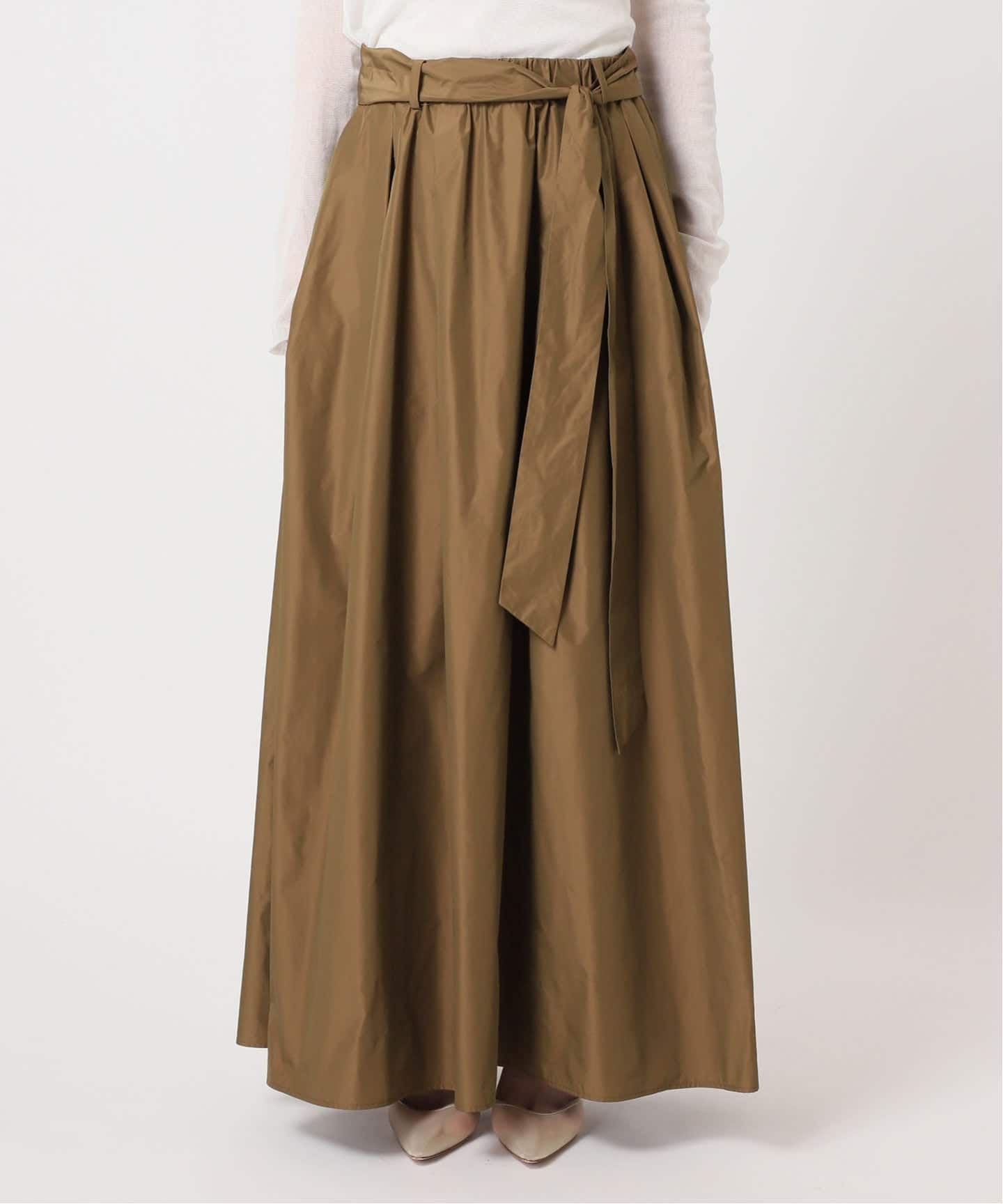 Plage プラージュ Dressy Long スカート ブラウン　38サイズ Dressy Long スカート（ロング・マキシ丈スカート）｜Plage
