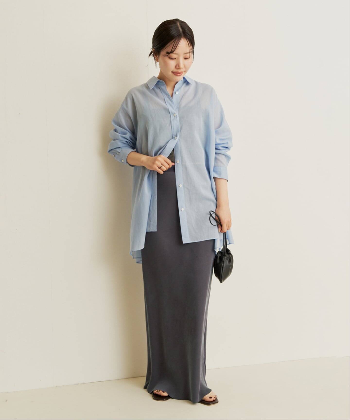 Plage / 新品・未使用 Fibril Nuance Skirt ベージュ 有楽町店・WEB限定》Fibril Nuance スカート（ロング・マキシ丈
