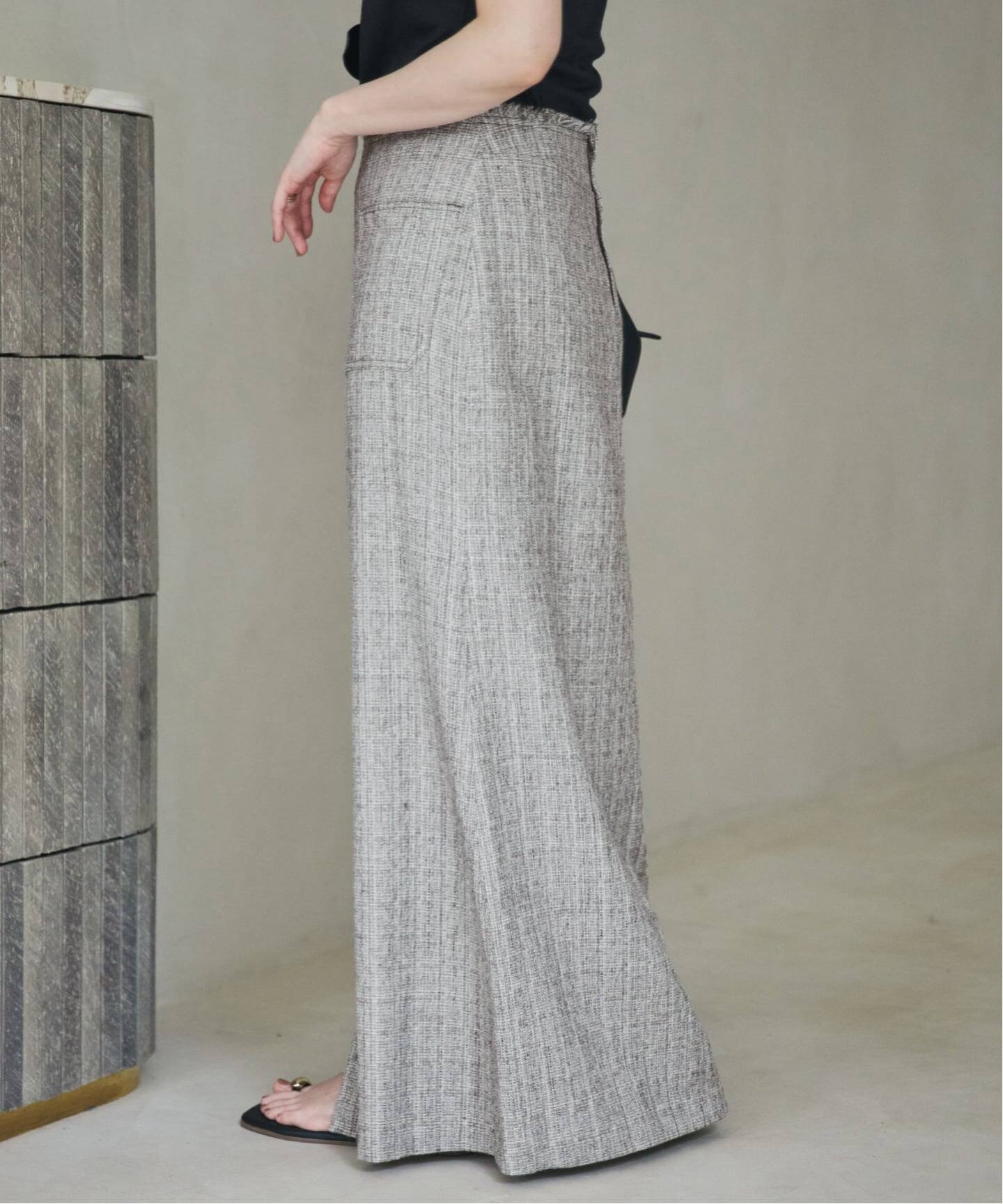Light tweed スカート（ロング・マキシ丈スカート）｜Plage