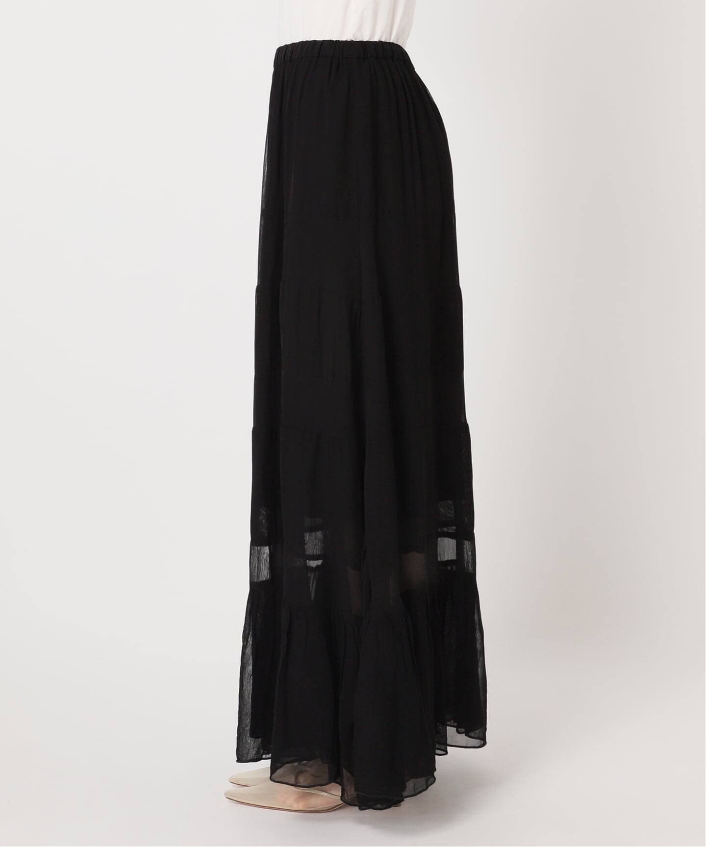 Plage ette ティアード スカート 38☆新品未使用 完売品 Georgette ティアード スカート（ロング・マキシ丈スカート）｜Plage