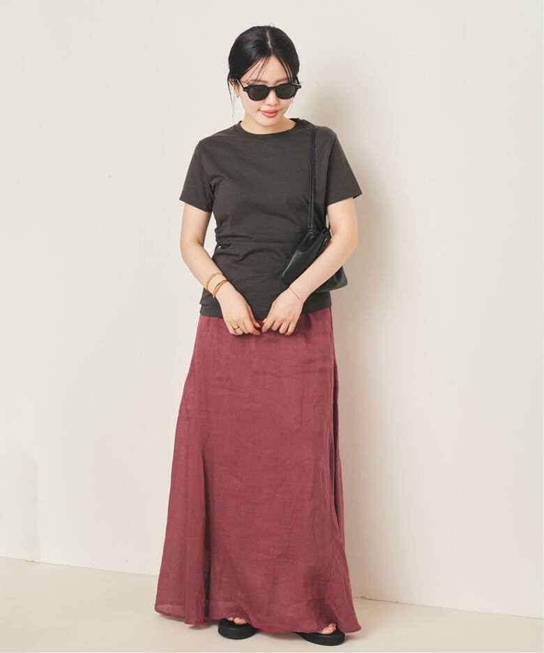RAMY LINEN TACK スカート（ロング・マキシ丈スカート）｜Plage 