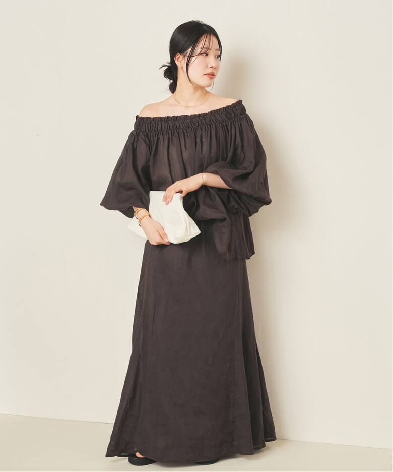 RAMY LINEN TACK スカート（ロング・マキシ丈スカート）｜Plage 