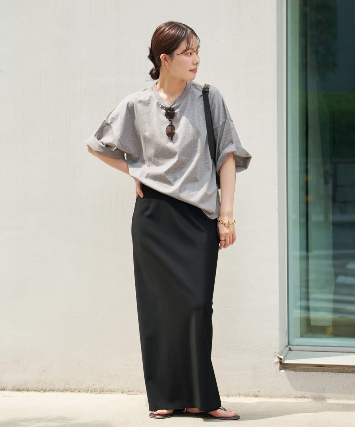 追加予約》R'IAM ダイバータイトスカート（ロング・マキシ丈スカート