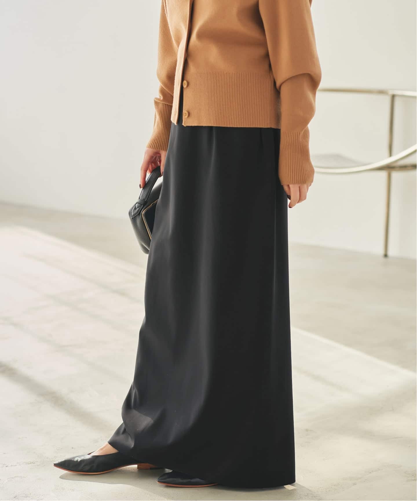 完売品　plage R'lAMリアムダイバータイトスカート　黒　３６サイズ 追加予約》R'IAM ダイバータイトスカート（ロング・マキシ丈スカート