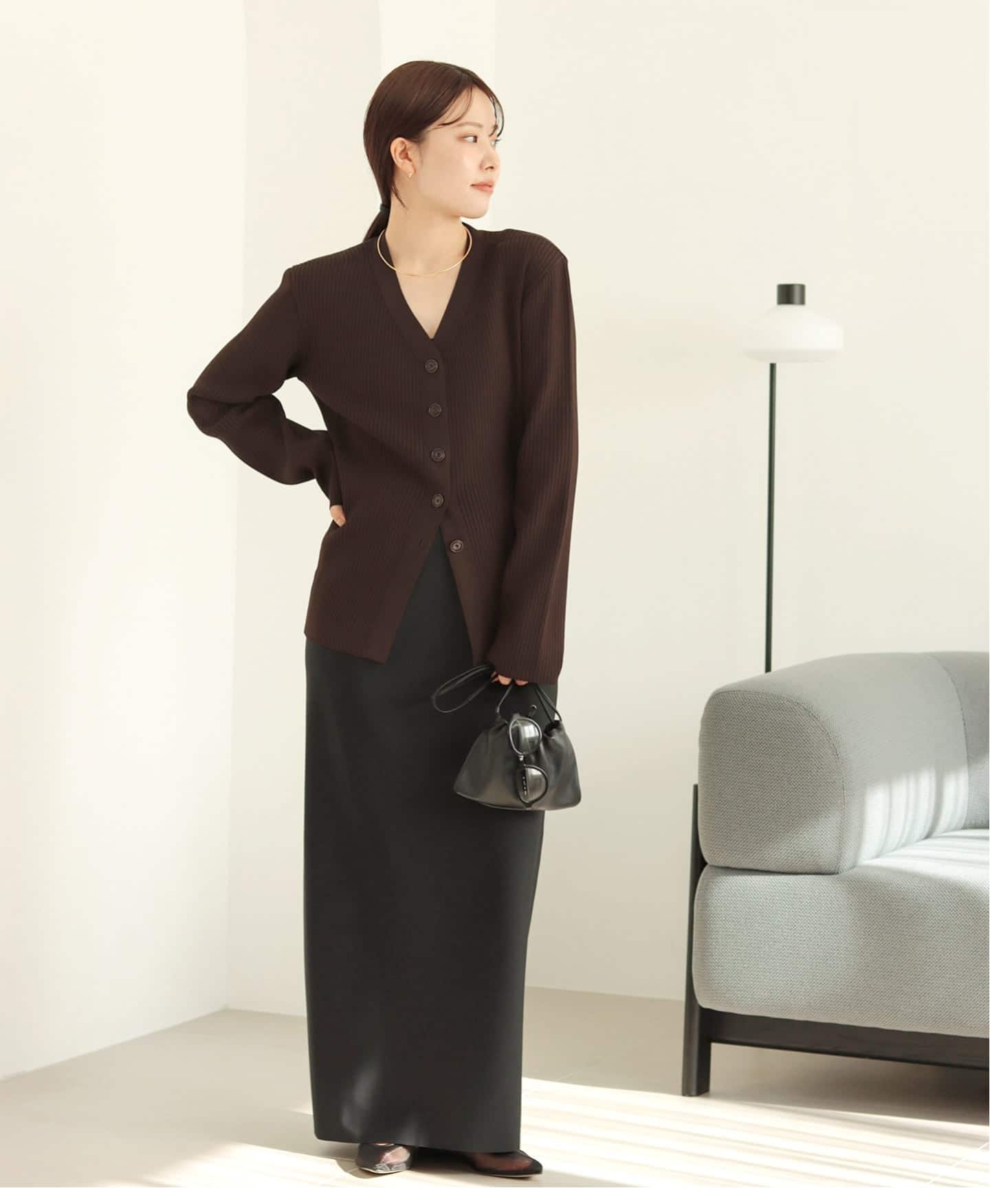 追加予約》R'IAM ダイバータイトスカート（ロング・マキシ丈スカート