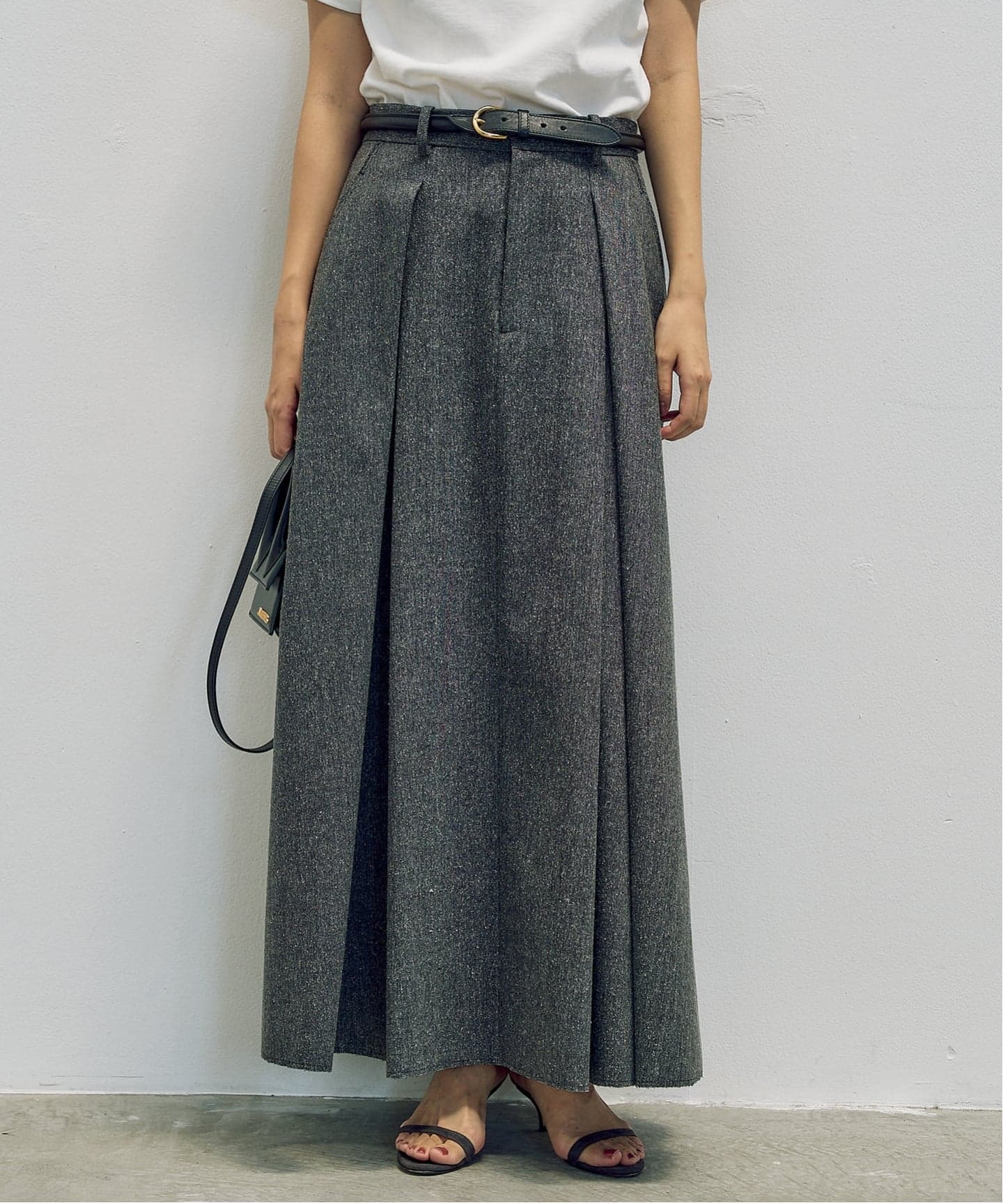 ＊4/17限定セール＊Plage R’IAM TWEEDボンディング スカート 追加予約》R'IAM TWEEDボンディング スカート（ロング・マキシ丈