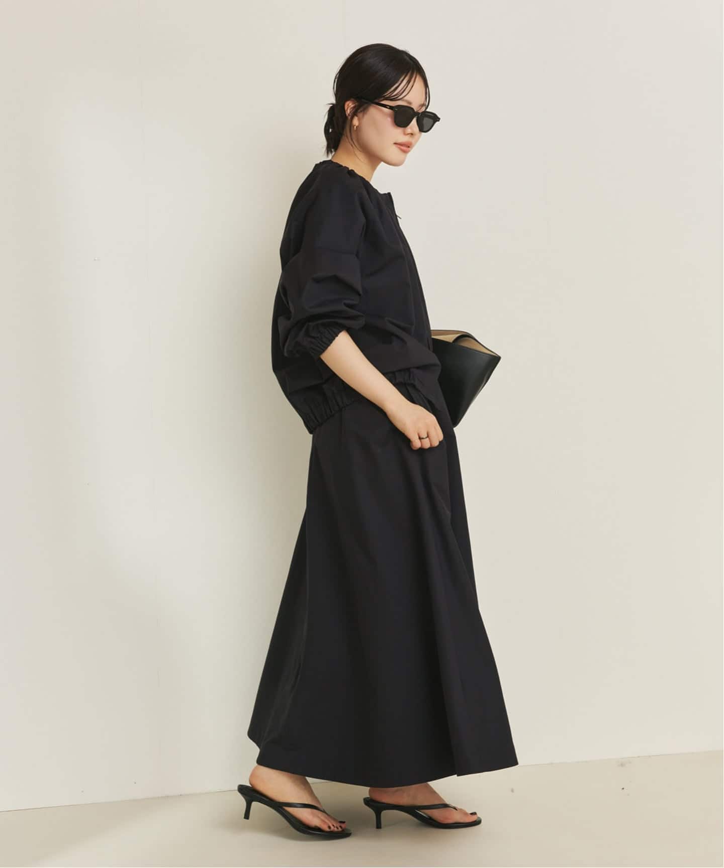 cotton/ny minimal スカート（ロング・マキシ丈スカート）｜Plage
