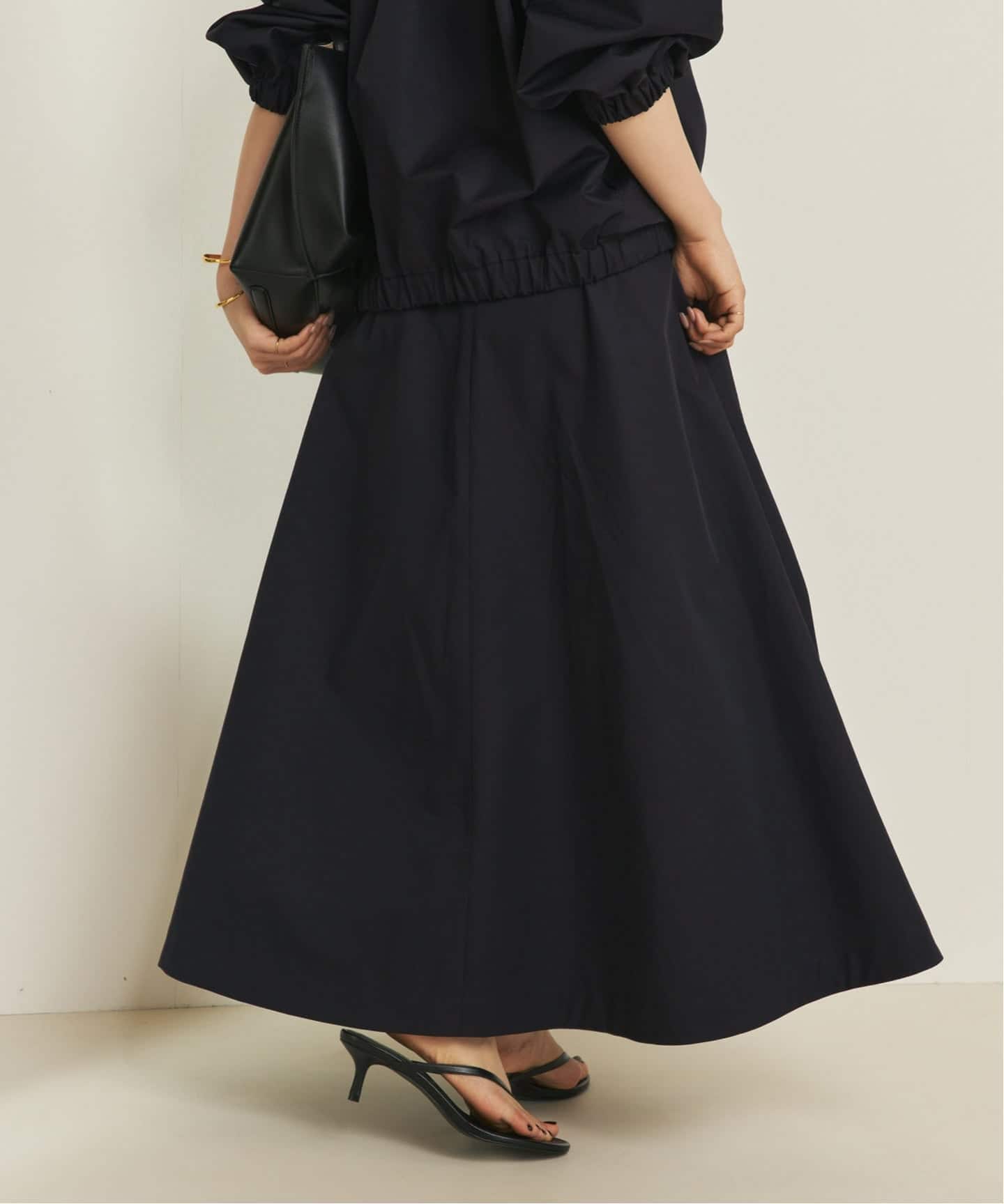 スカート plage MY unique fit SKIRT 34 cotton/ny minimal スカート（ロング・マキシ丈スカート）｜Plage