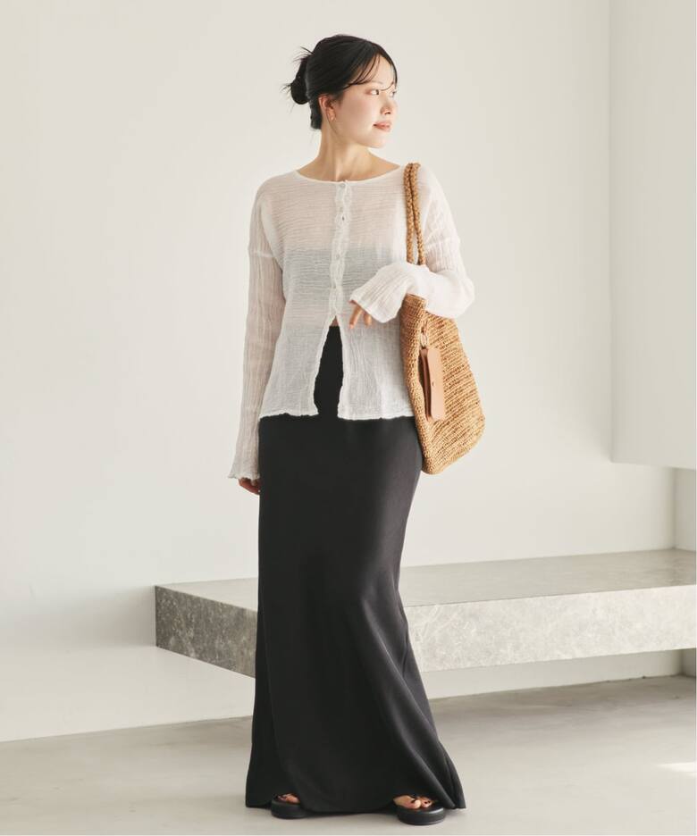 NOTHINGEVERYTHING / ナッシングエブリシング 別注 SATIN MAXI 