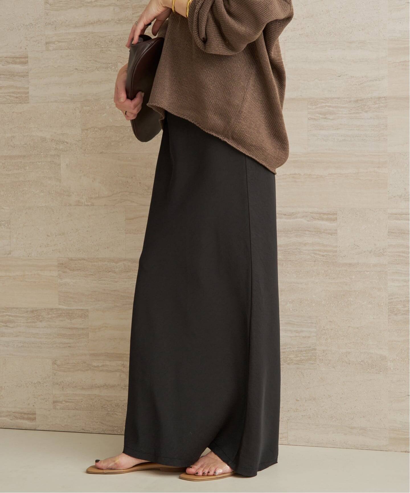 NOTHINGEVERYTHING / ナッシングエブリシング 別注 SATIN MAXI