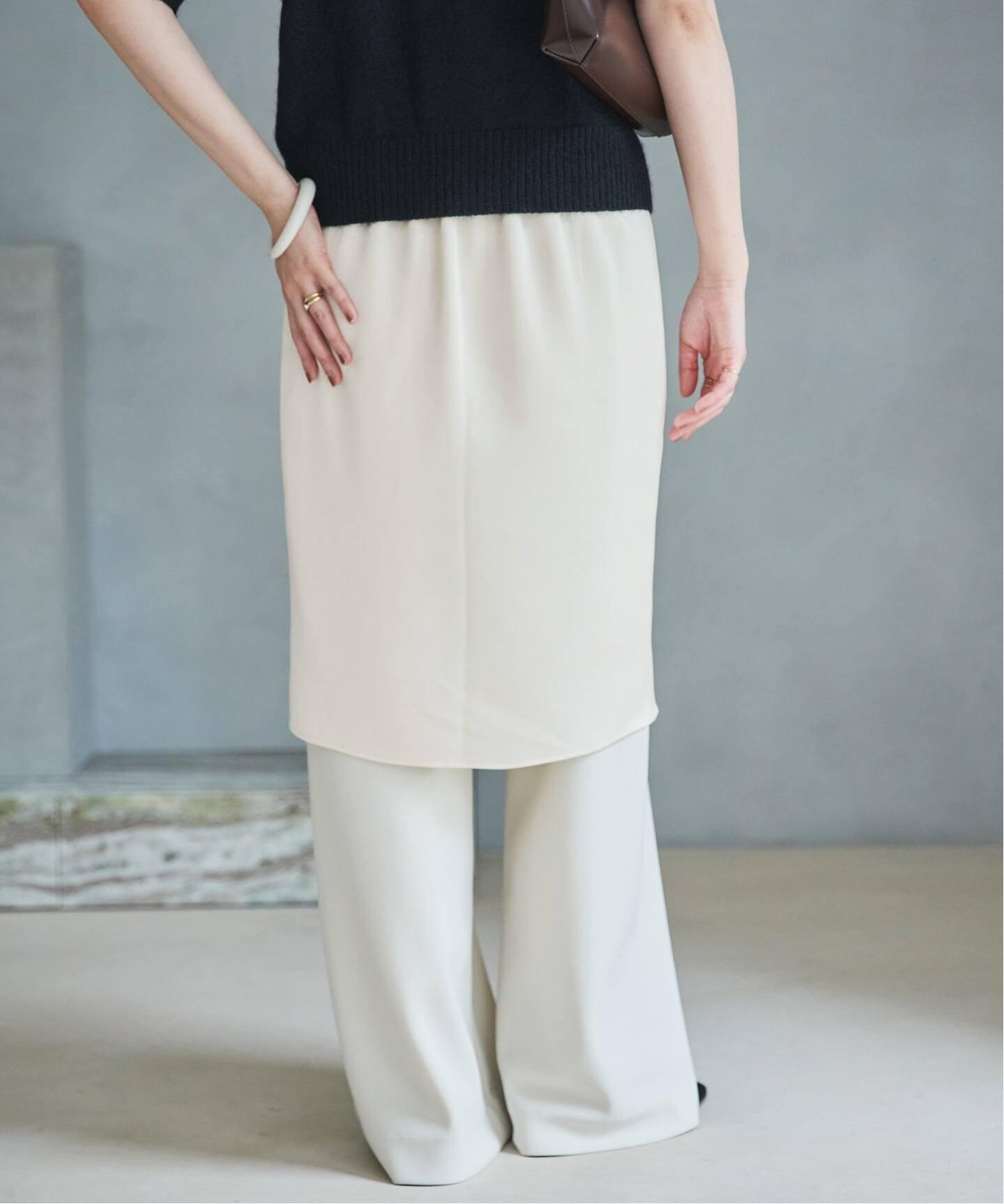 【plage】e / ル 別注 SATIN MIDI スカート⭐︎プラージュ le / ル 別注 SATIN MIDI スカート（ひざ丈スカート）｜Plage