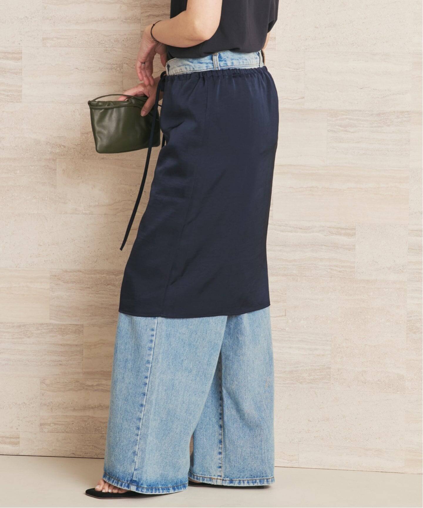 le / ル 別注 SATIN MIDI スカート（ひざ丈スカート）｜Plage