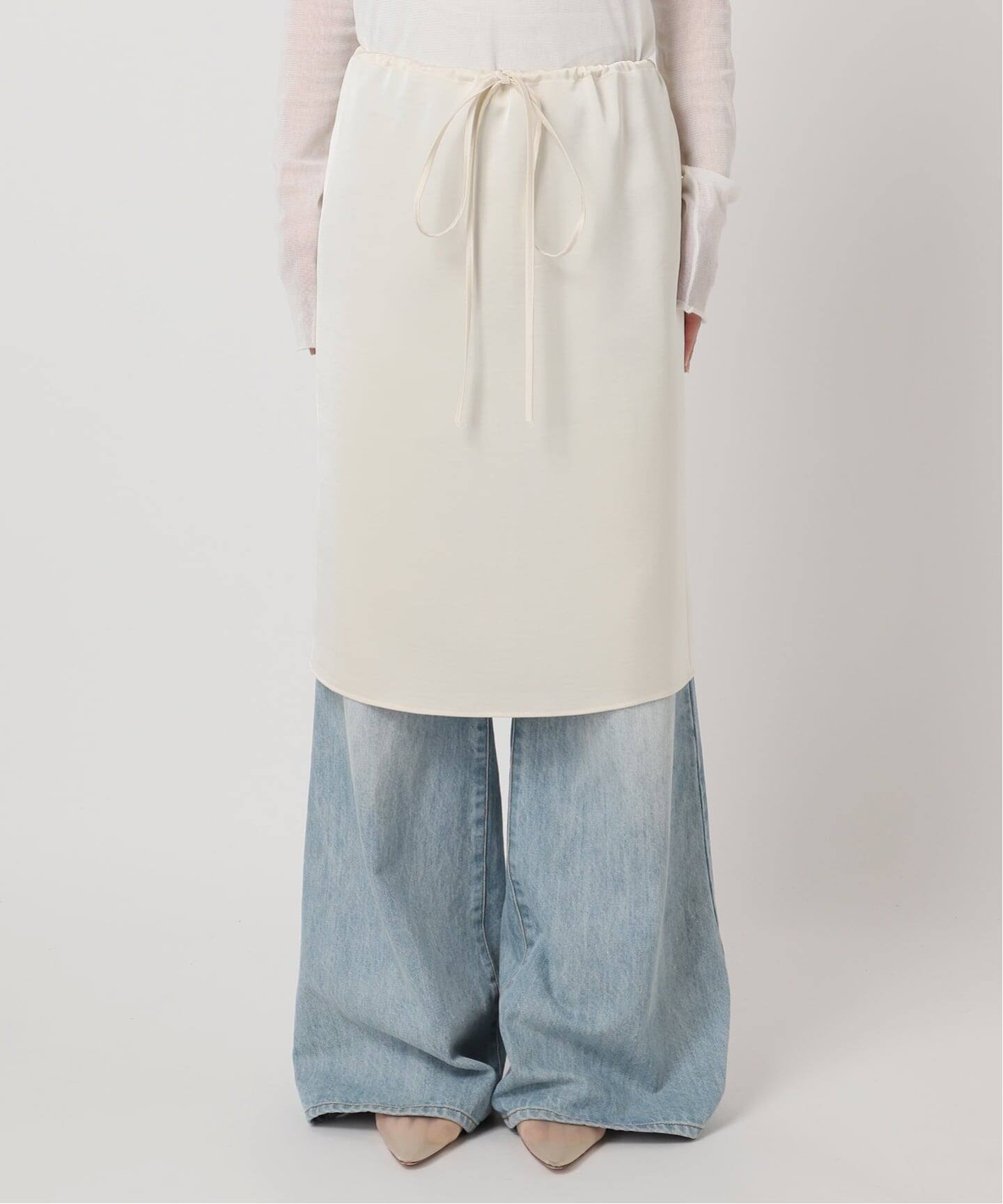 le / ル 別注 SATIN MIDI スカート（ひざ丈スカート）｜Plage