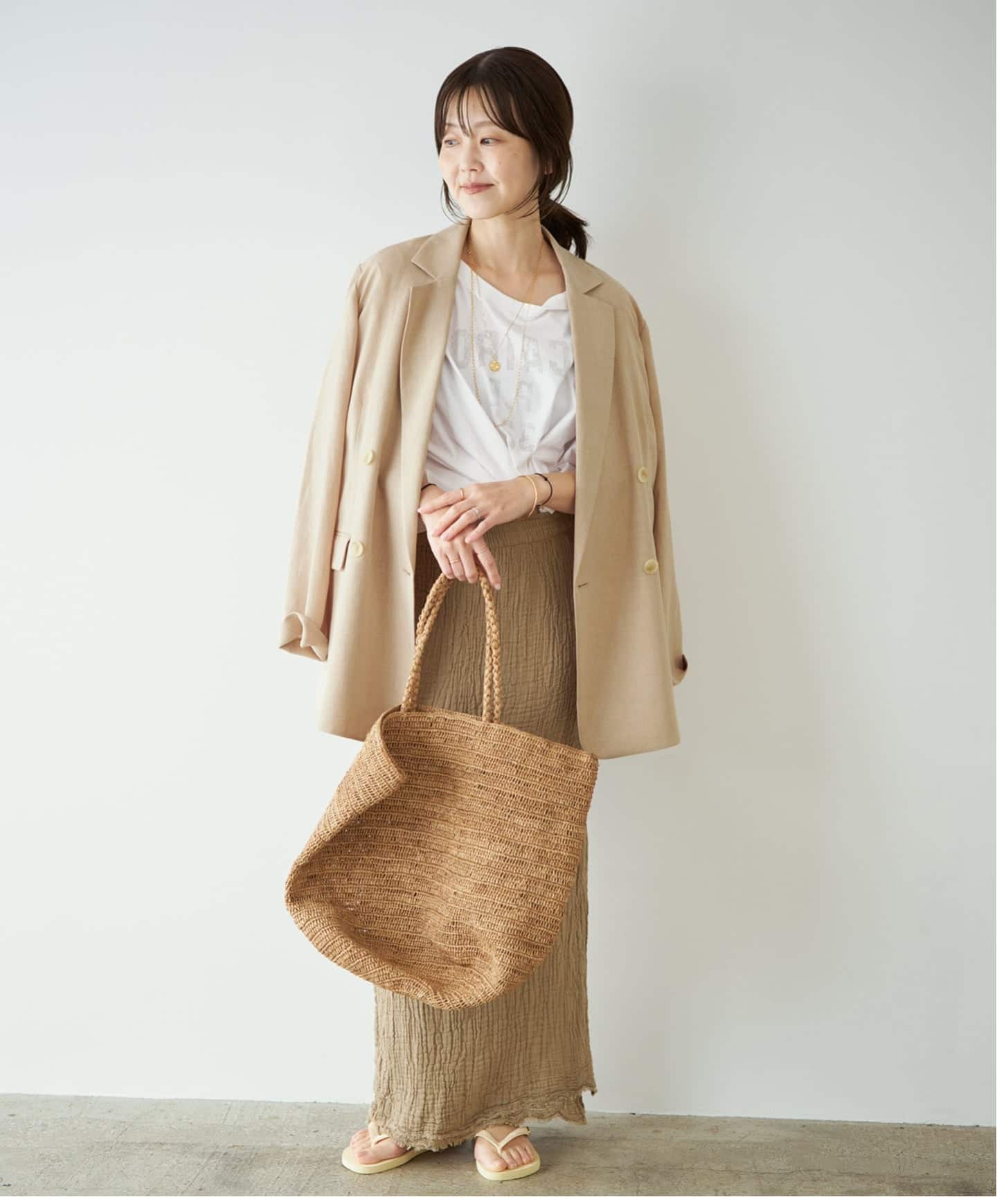 ∞ Deuxieme Classe ATELIERS FRANCAISスカート∞ LES ATELIERS FRANCAIS DE CONFECTION 別注 I LINE スカート（ロング
