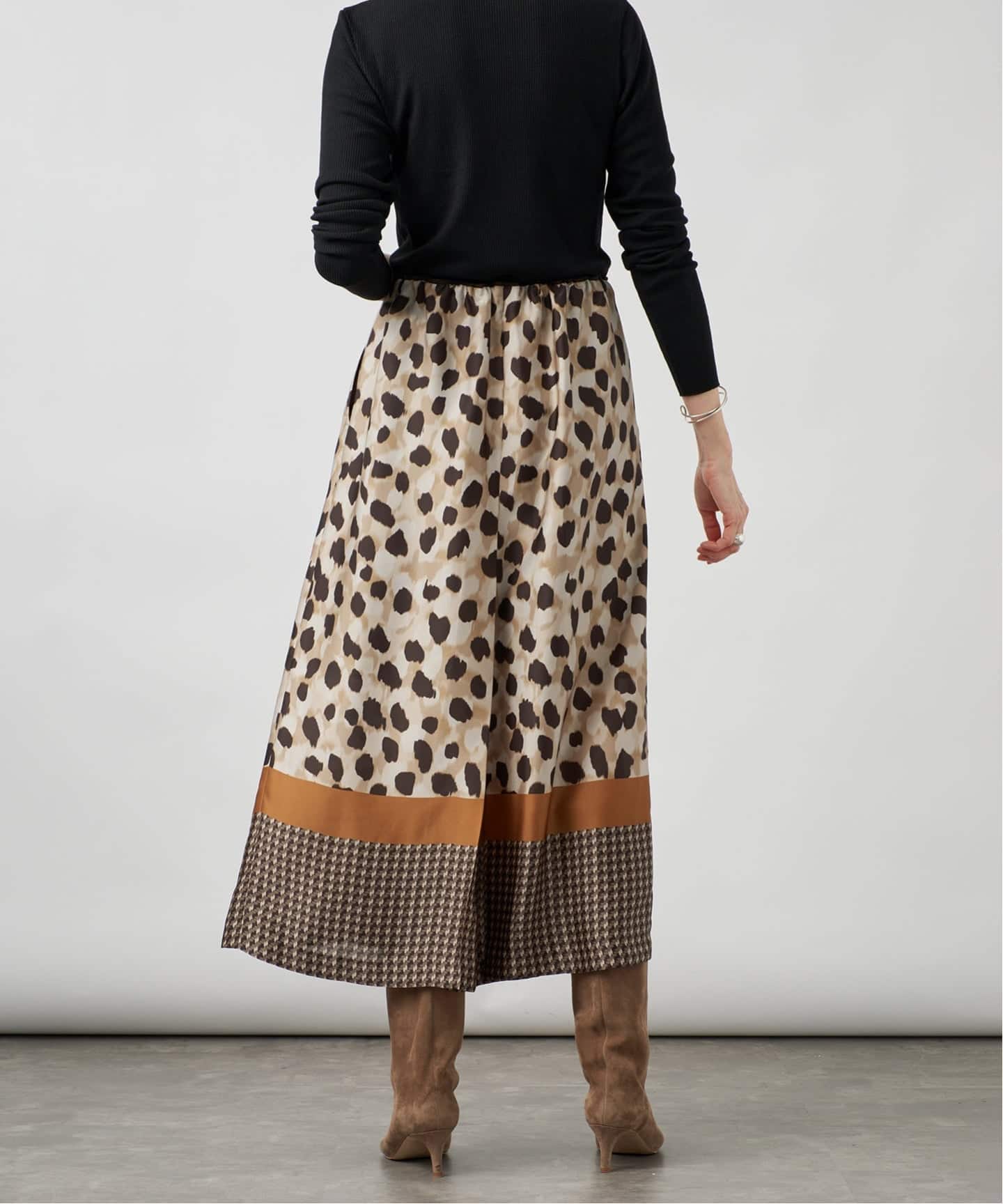 Leopard Panel スカート（その他スカート）｜VERMEIL par iena