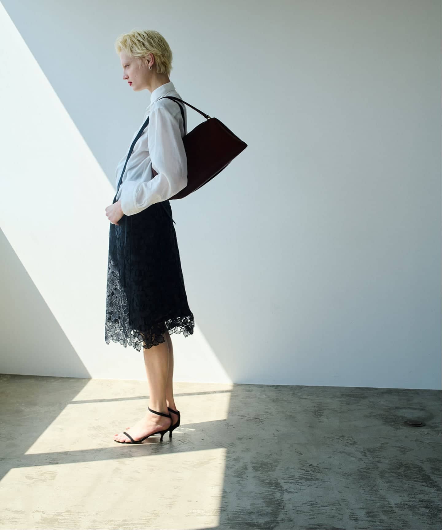Cutwork Lace Midi スカート（その他スカート）｜VERMEIL par iena