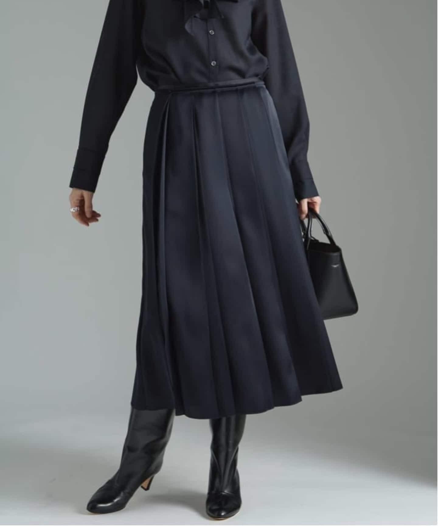 追加予約》サテンプリーツスカート（その他スカート）｜VERMEIL par