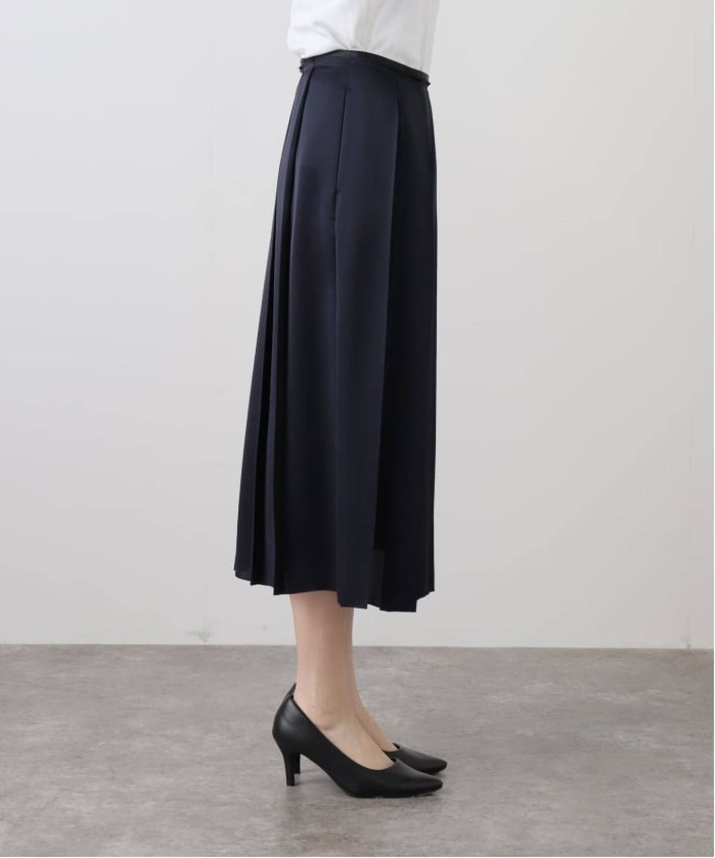 追加予約》サテンプリーツスカート（その他スカート）｜VERMEIL par