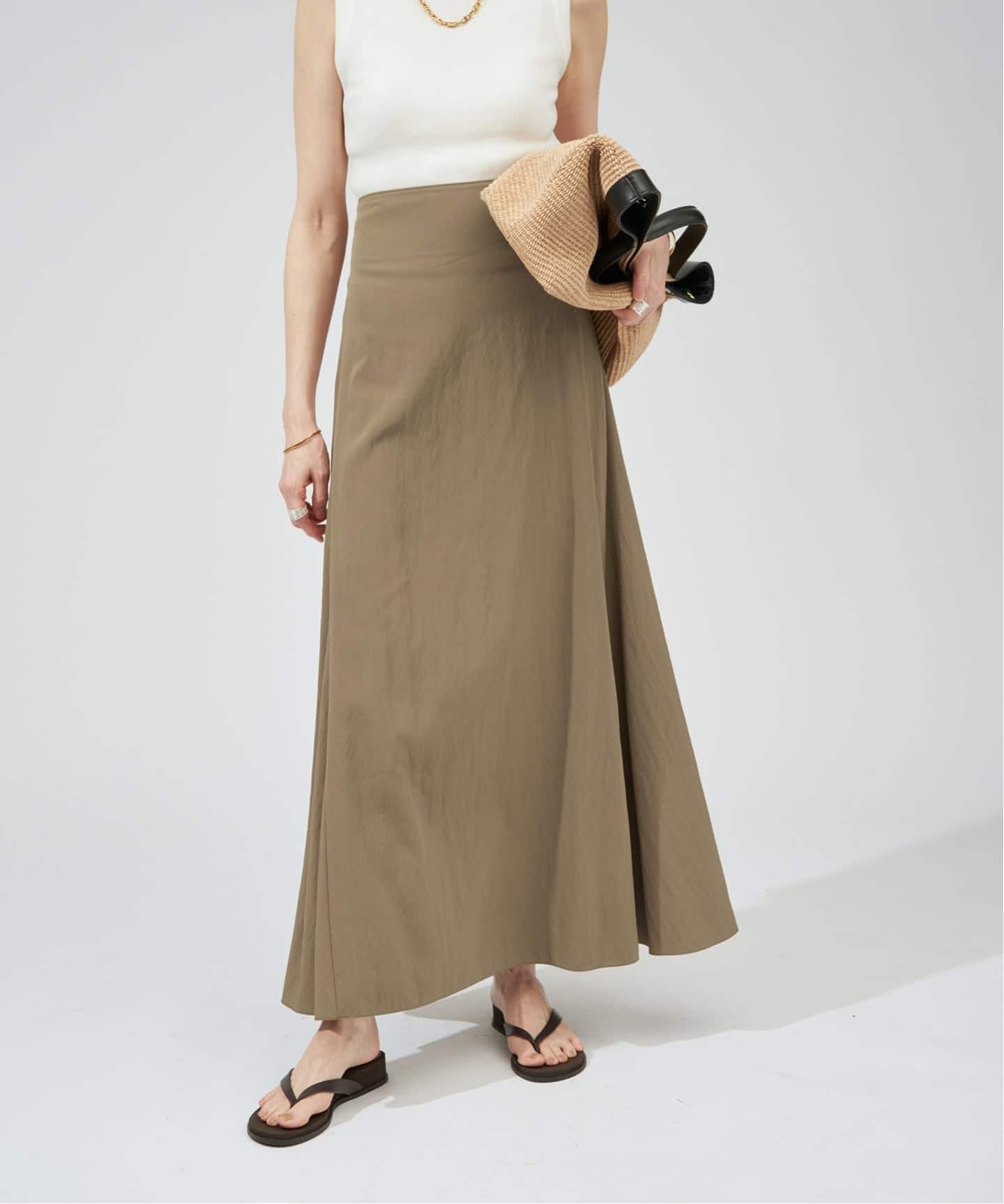 レーヨンマキシフレア（ロング・マキシ丈スカート）｜VERMEIL par iena
