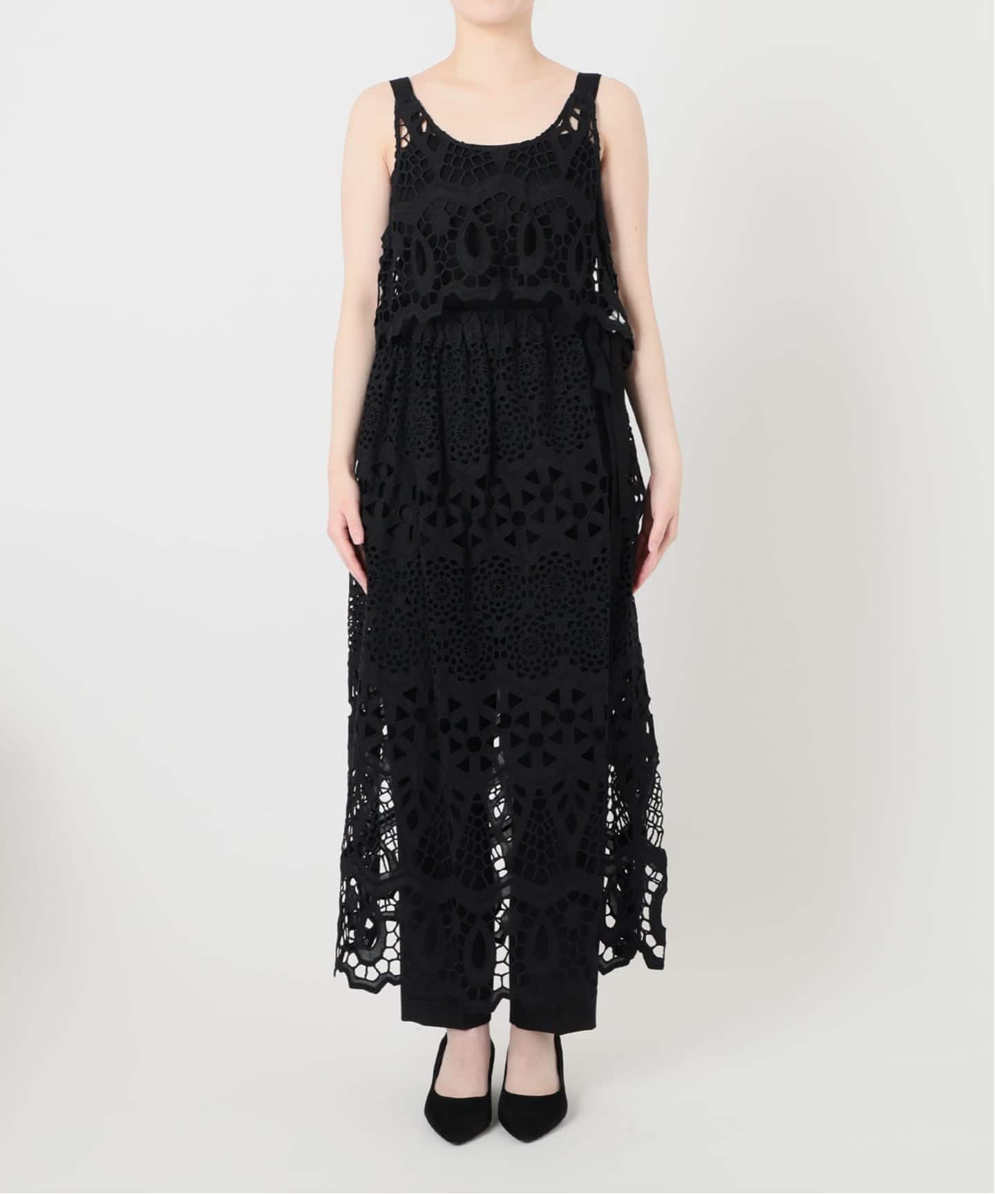 予約》MATOKAMATOKA マトカマトカ カットワークレーススカート