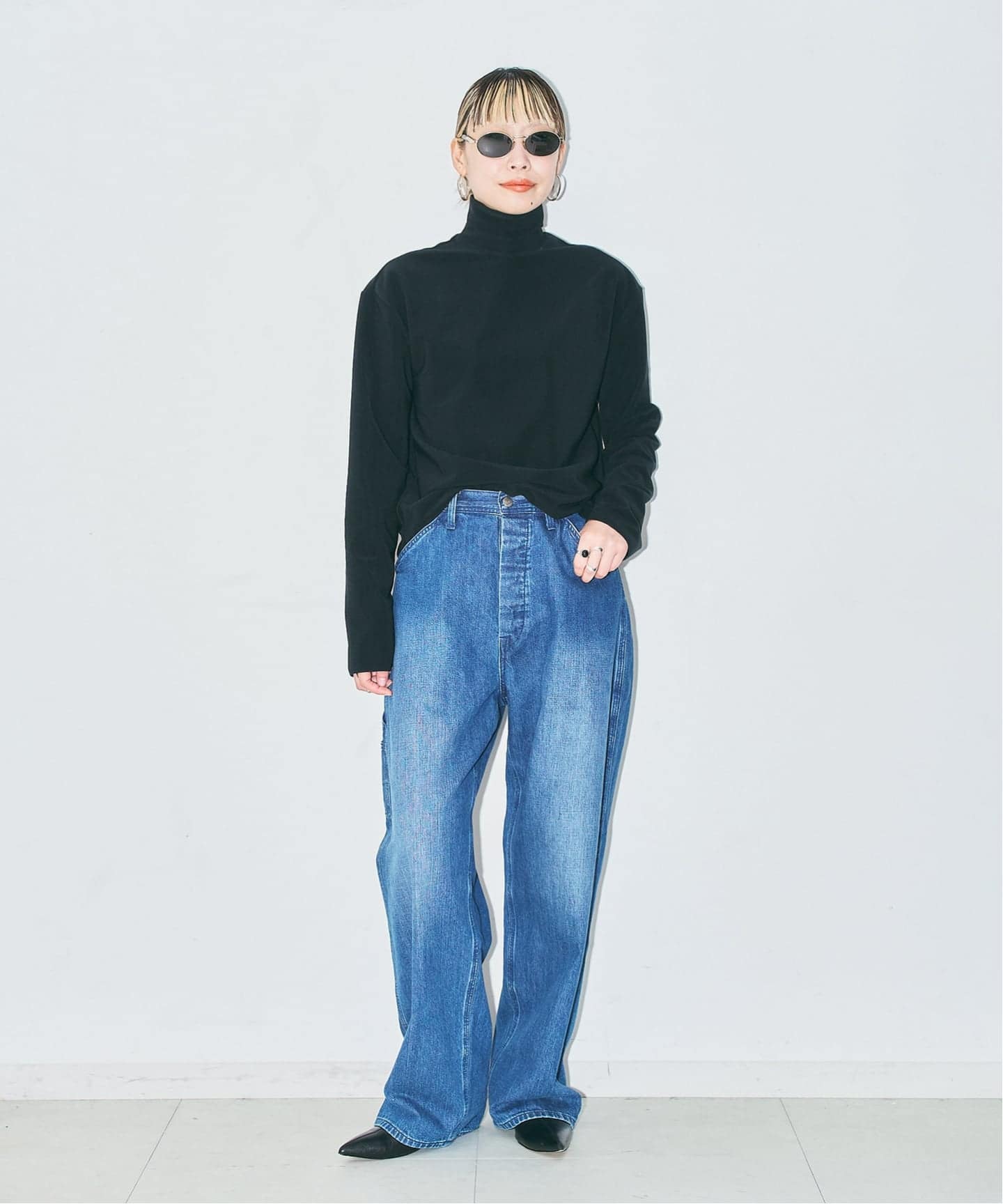 予約》TRICOT HIGH NECK TOP：カットソー（Tシャツ／カットソー